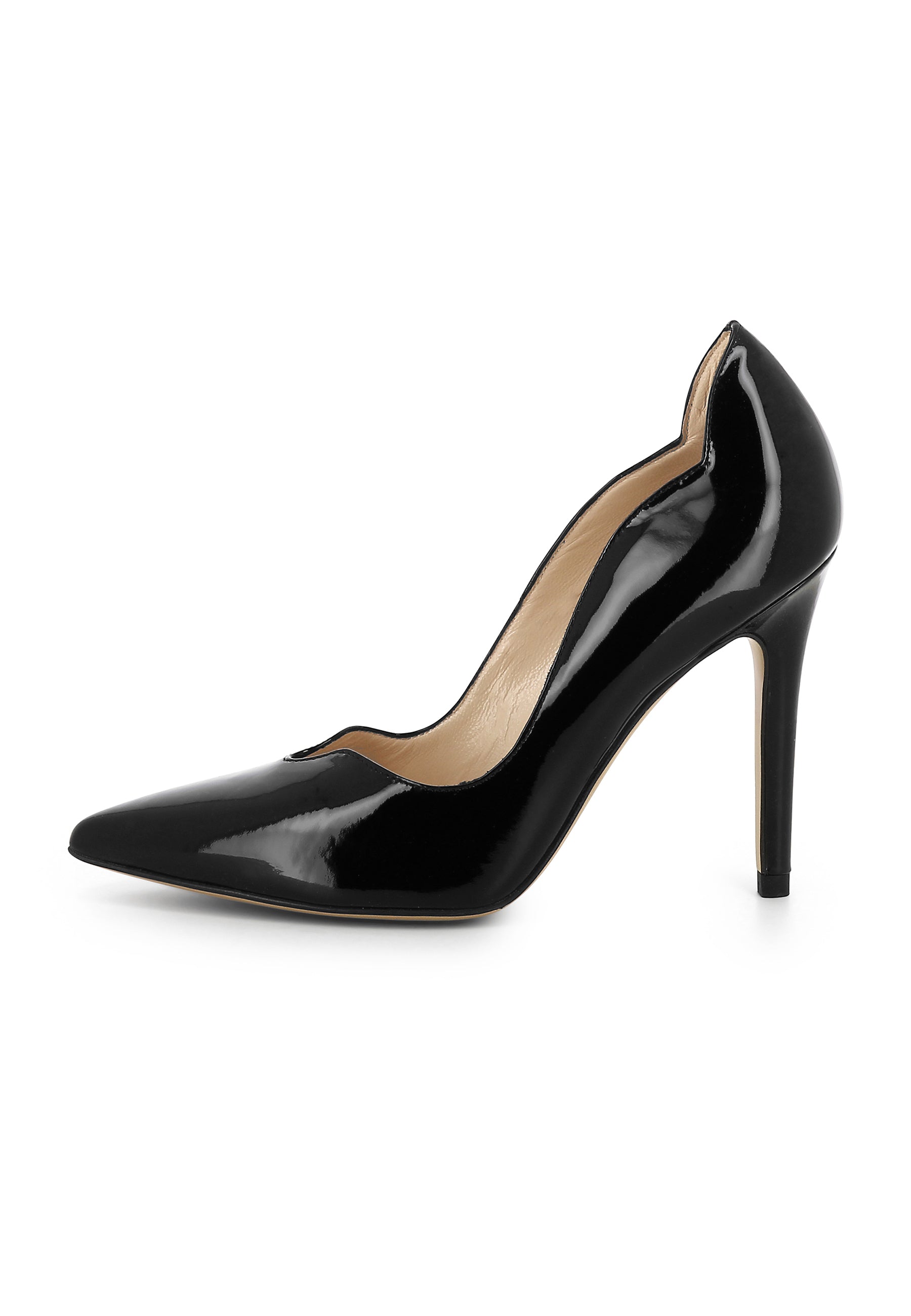 ALINA Damen Pumps - Lackleder schwarz