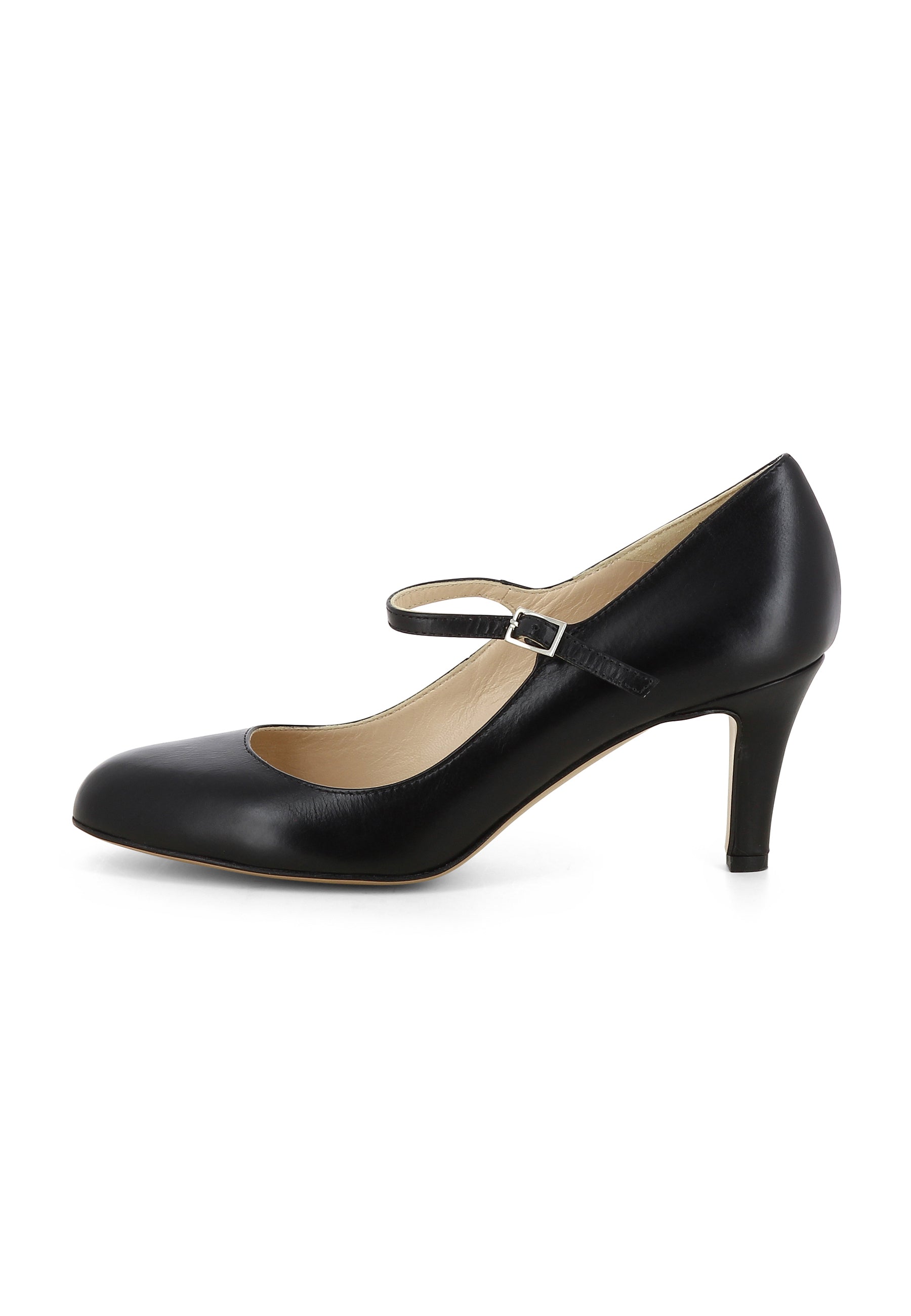 BIANCA Damen Pumps - Glattleder schwarz