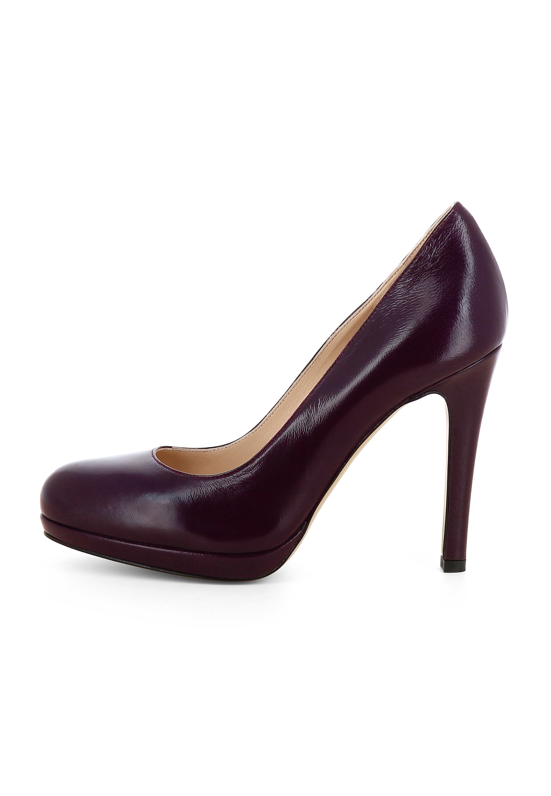 CRISTINA Damen Pumps - Knautschlackleder bordeaux