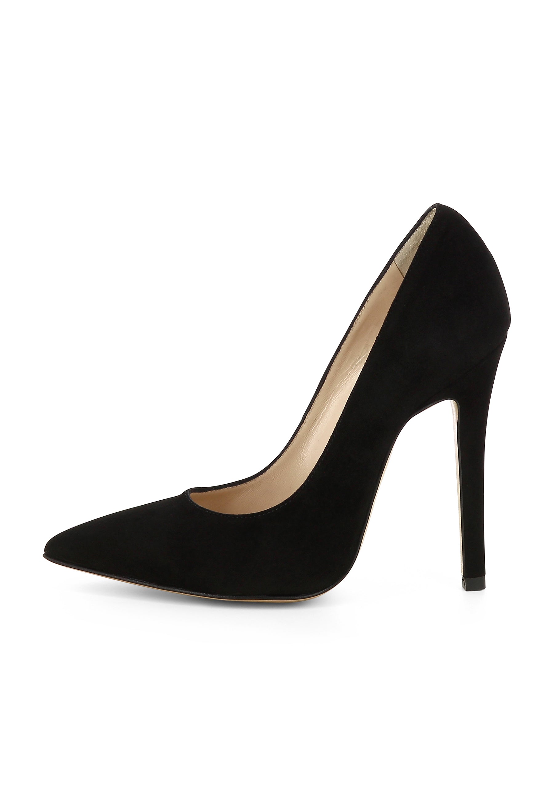 LISA Damen Pumps - Rauleder schwarz