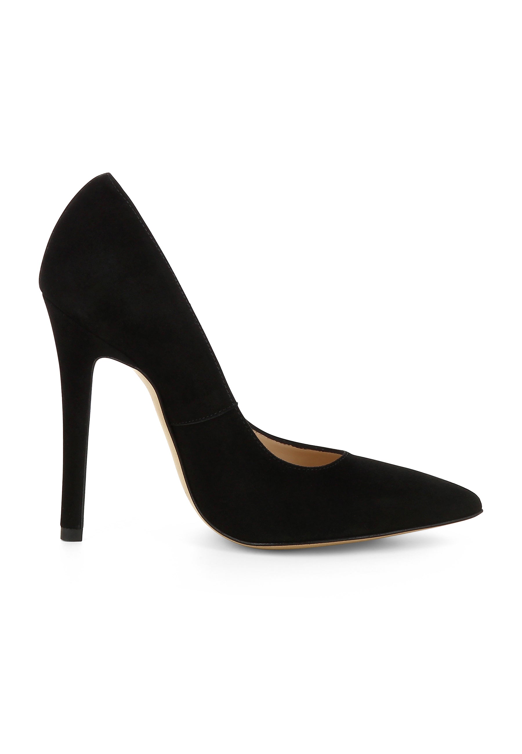 LISA Damen Pumps - Rauleder schwarz