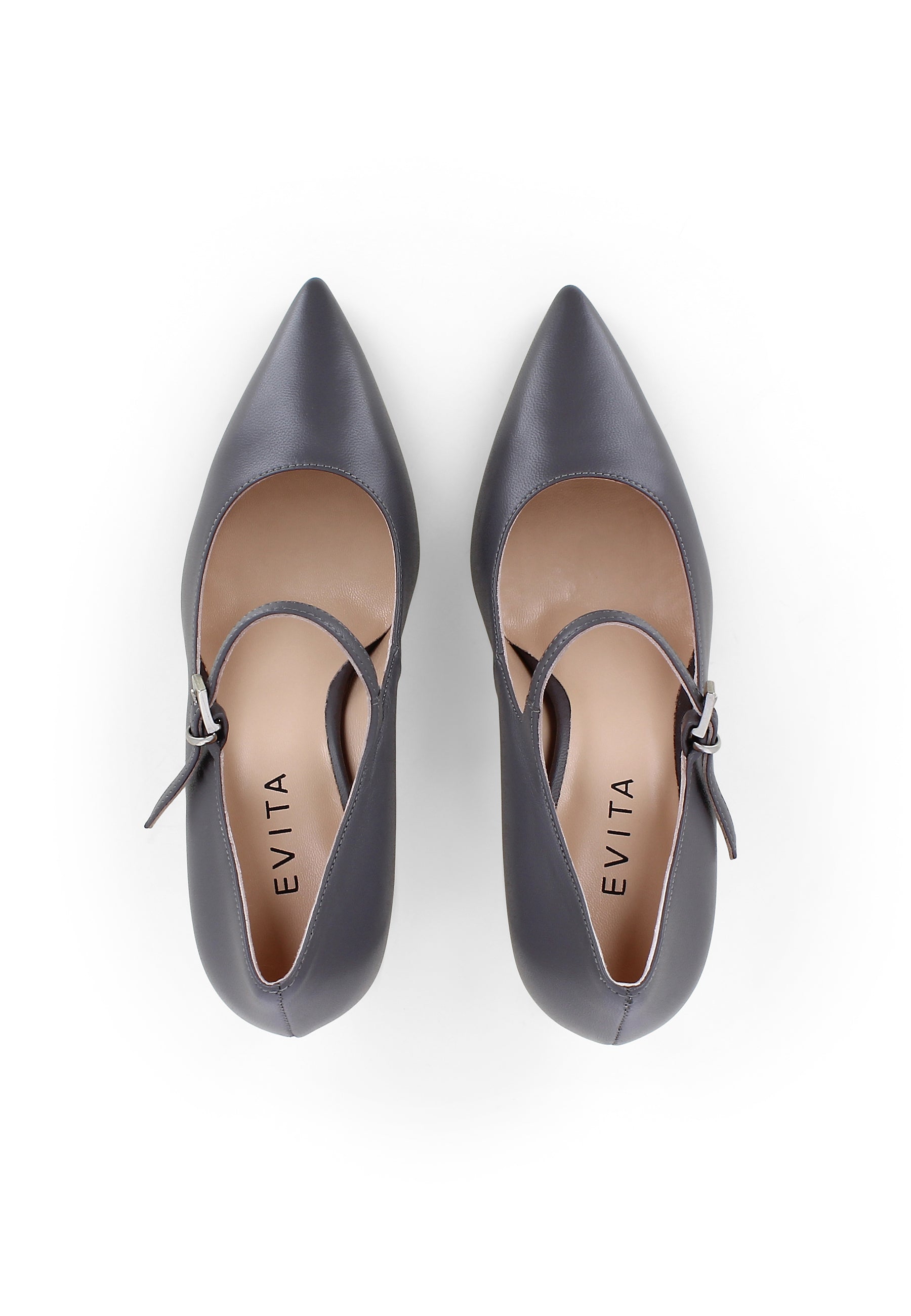 ILARIA Damen Pumps - Glattleder taupe