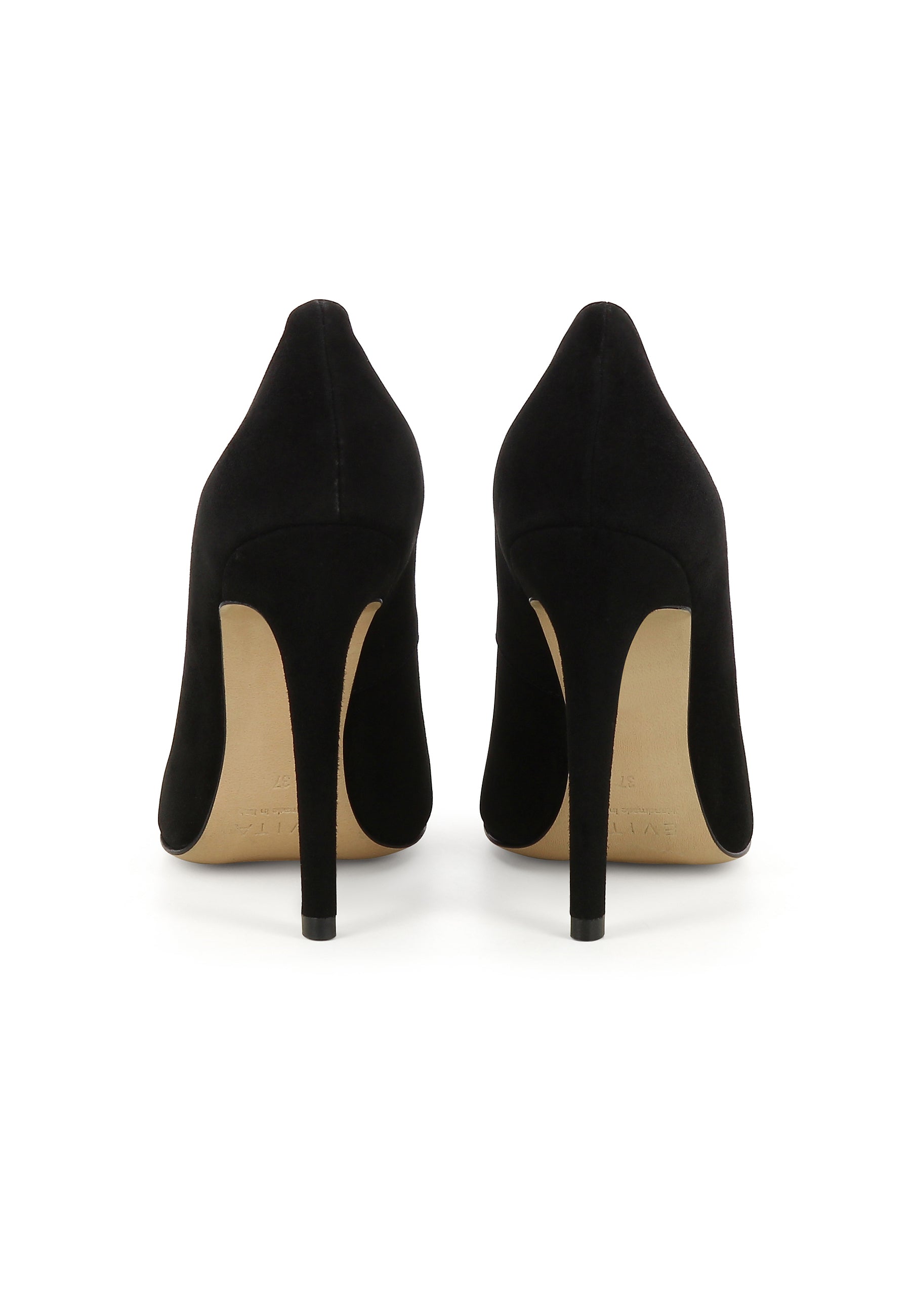 LISA Damen Pumps - Rauleder schwarz