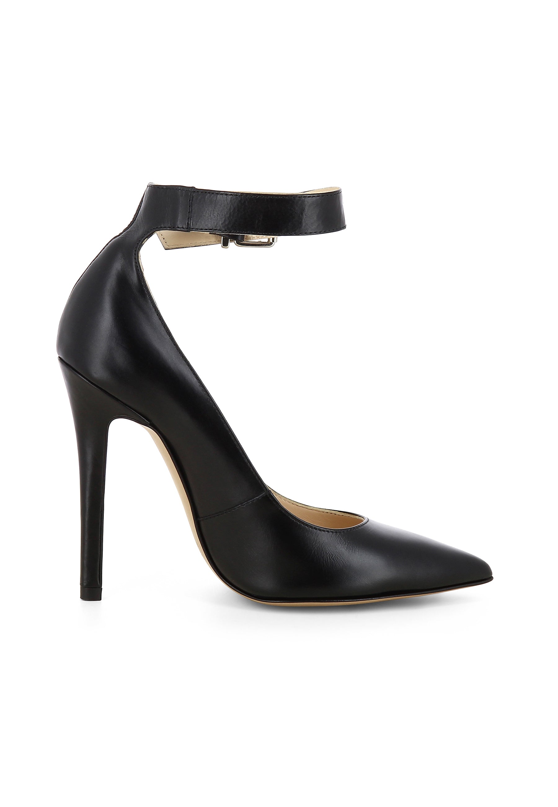 LISA Damen Pumps - Glattleder Schwarz