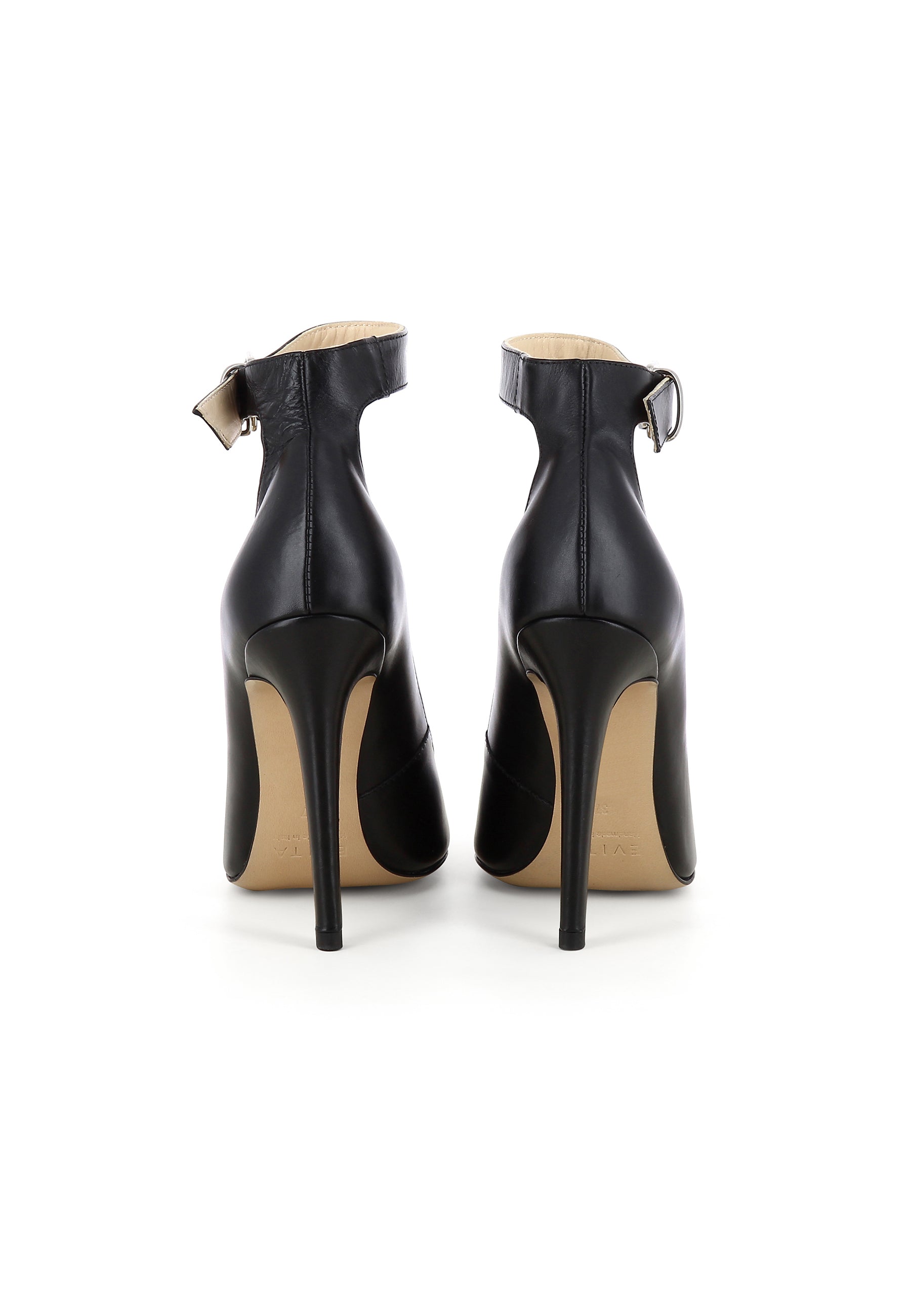 LISA Damen Pumps - Glattleder Schwarz