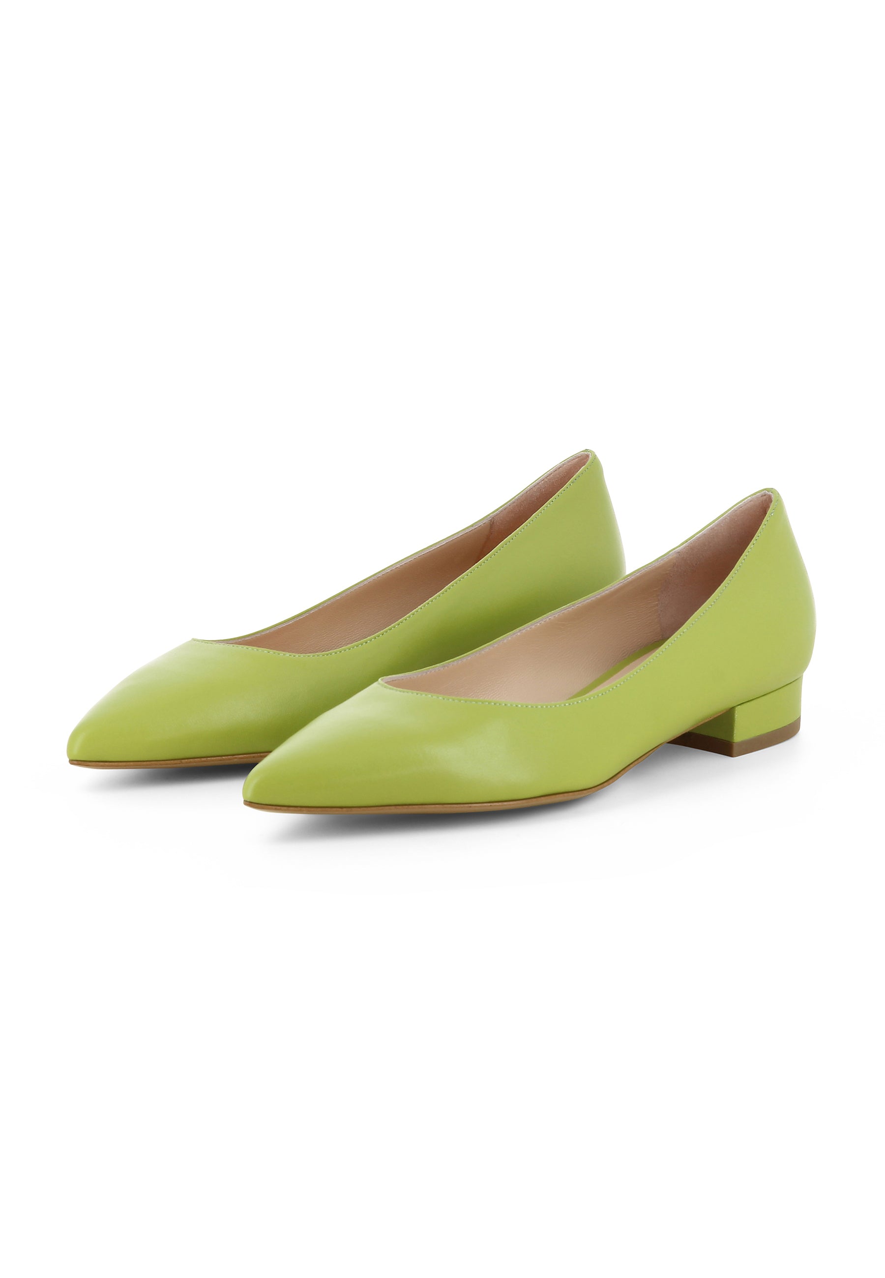 FRANCA Damen Pumps - Glattleder hellgrün