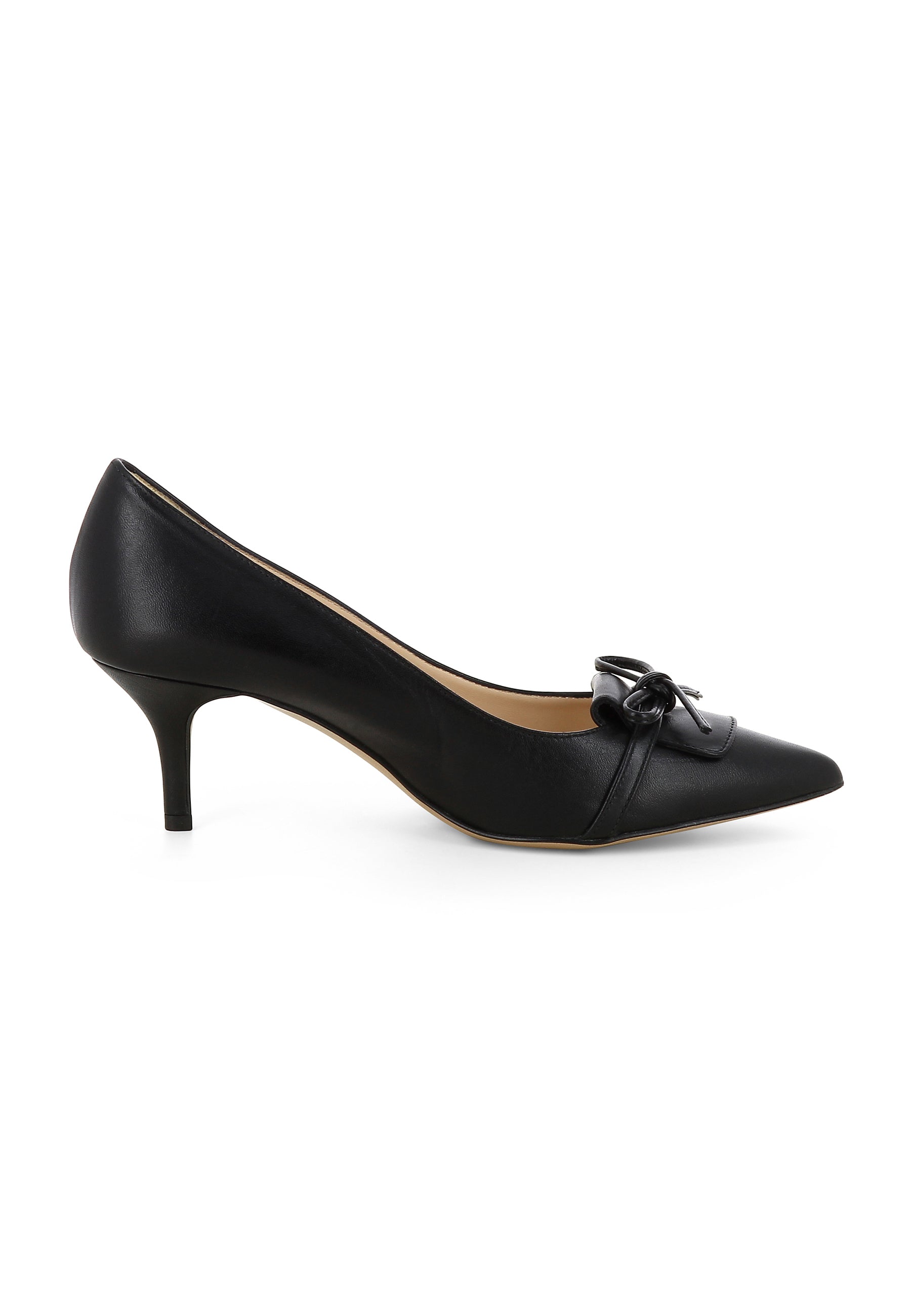 GIULIA Damen Pumps - Glattleder Schwarz