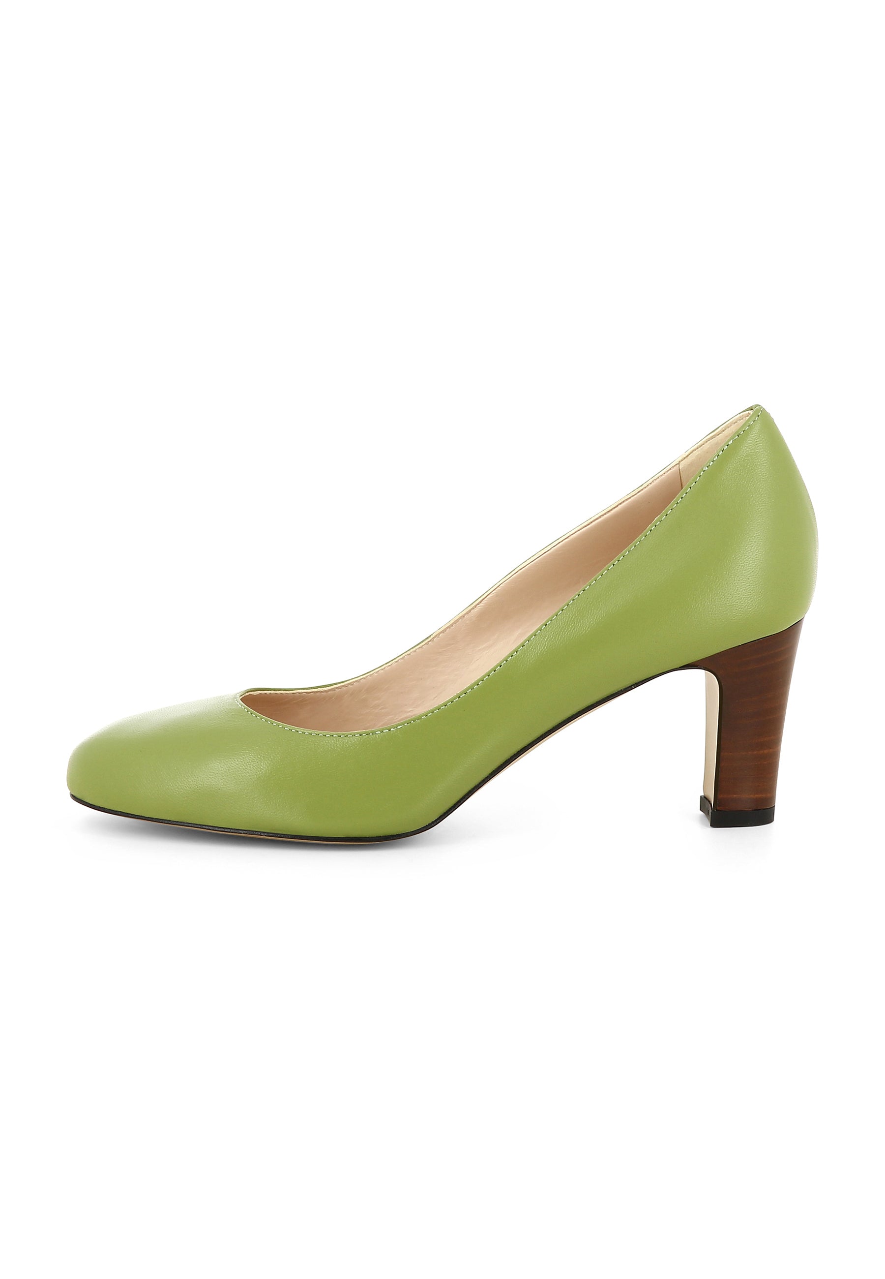 BIANCA Damen Pumps - Glattleder grün