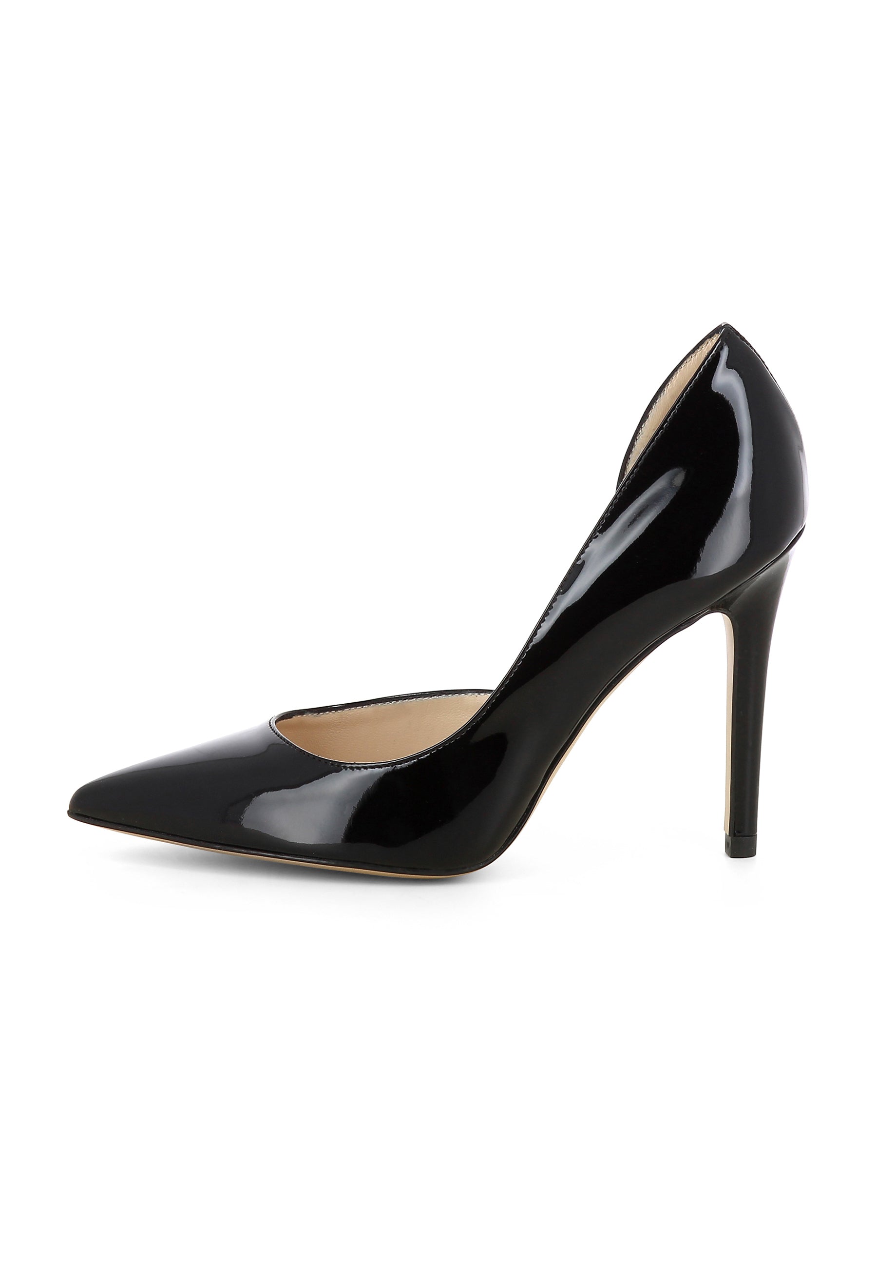 ALINA Damen Pumps Halboffen - Lackleder schwarz