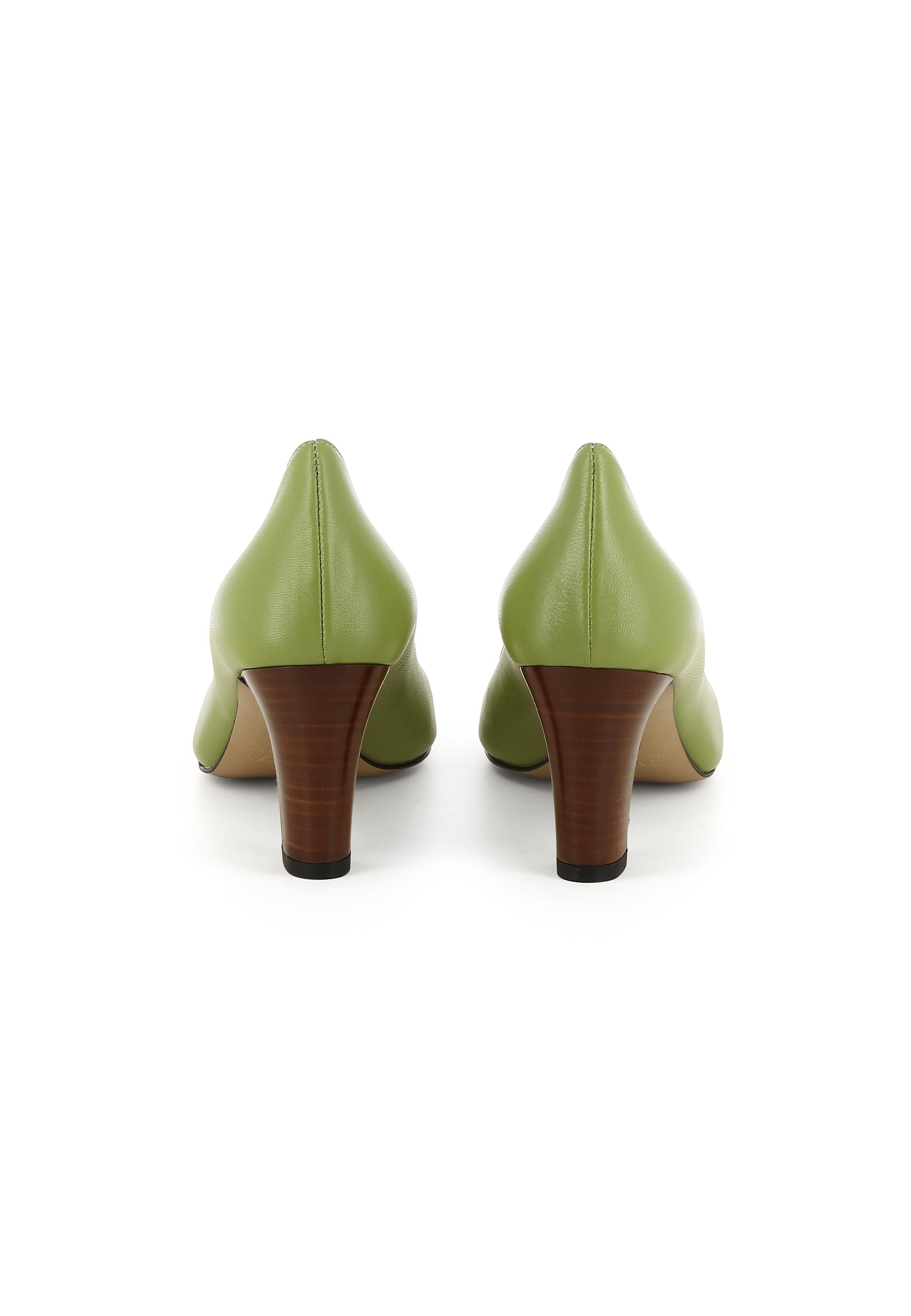 BIANCA Damen Pumps - Glattleder grün