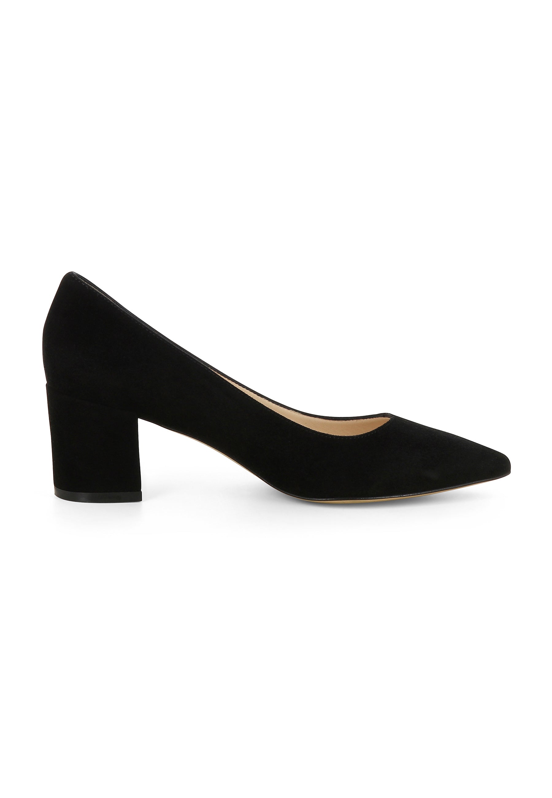 ROMINA Damen Pumps - Rauleder schwarz