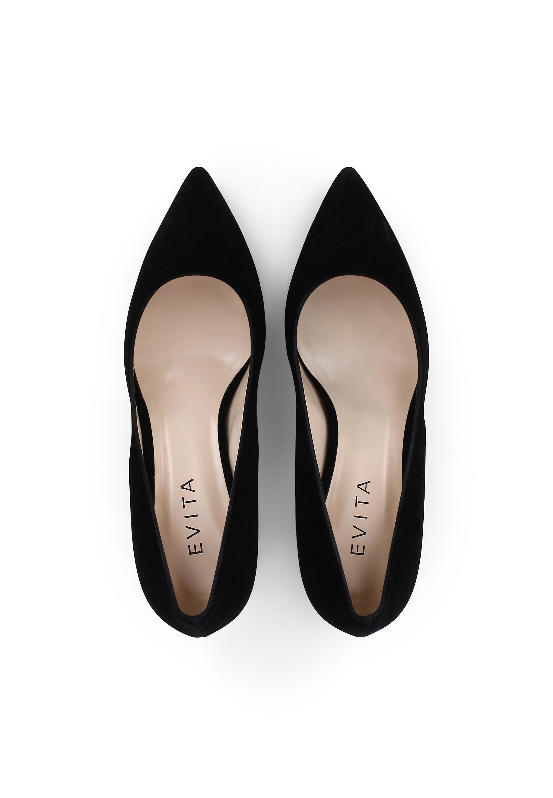 ROMINA Damen Pumps - Rauleder schwarz