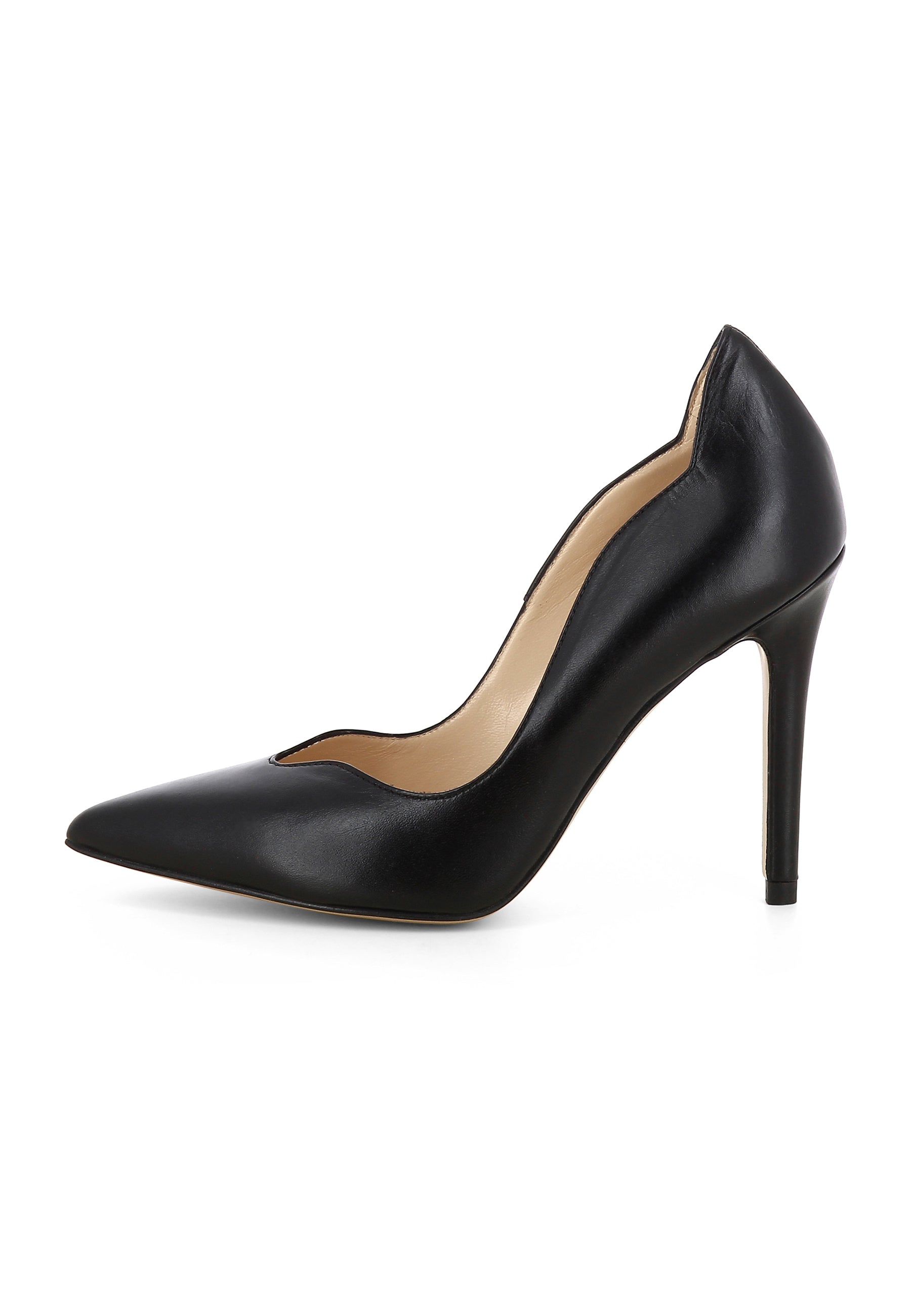 ALINA Damen Pumps - Glattleder schwarz