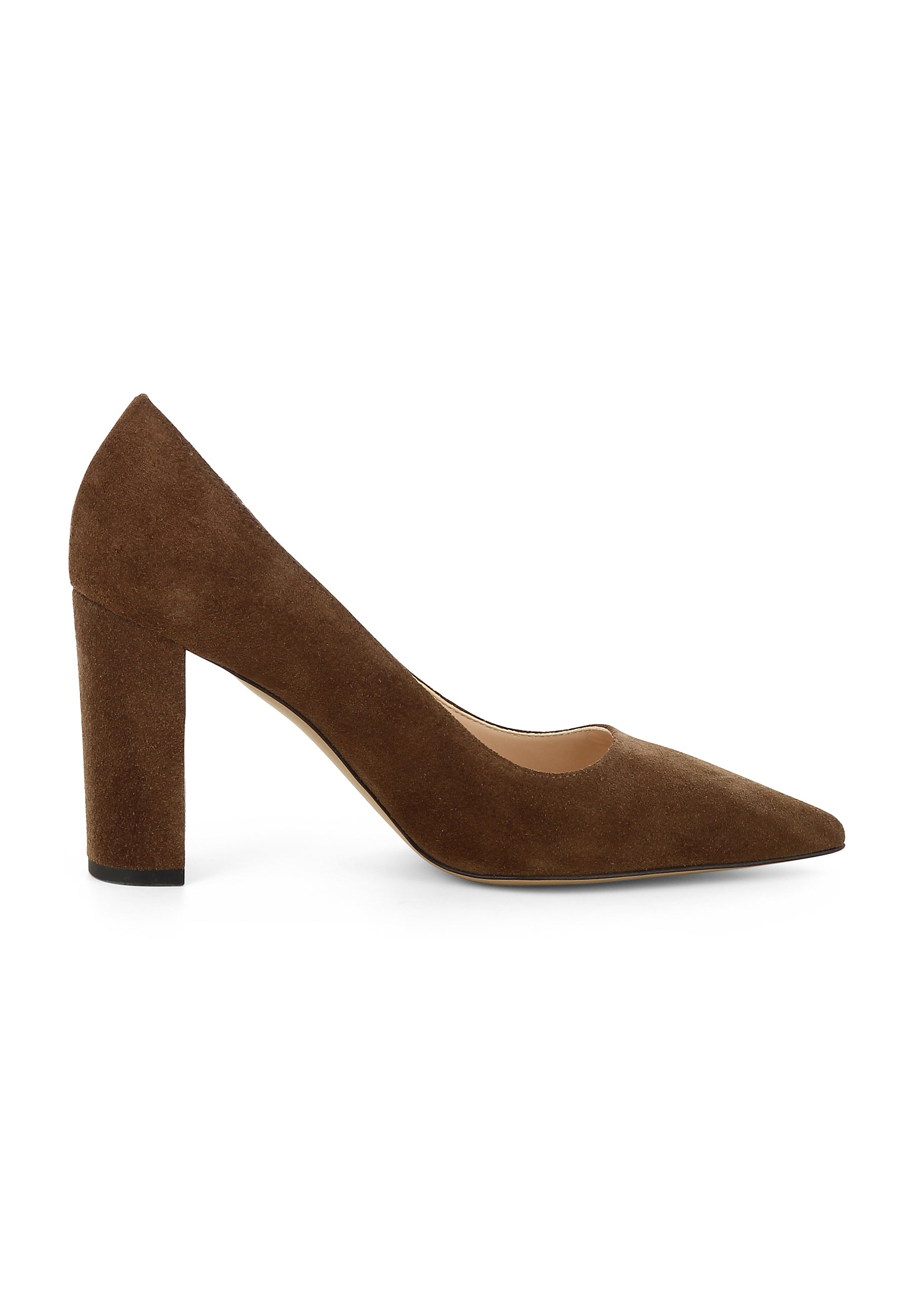 NATALIA Damen Pumps - Rauleder braun