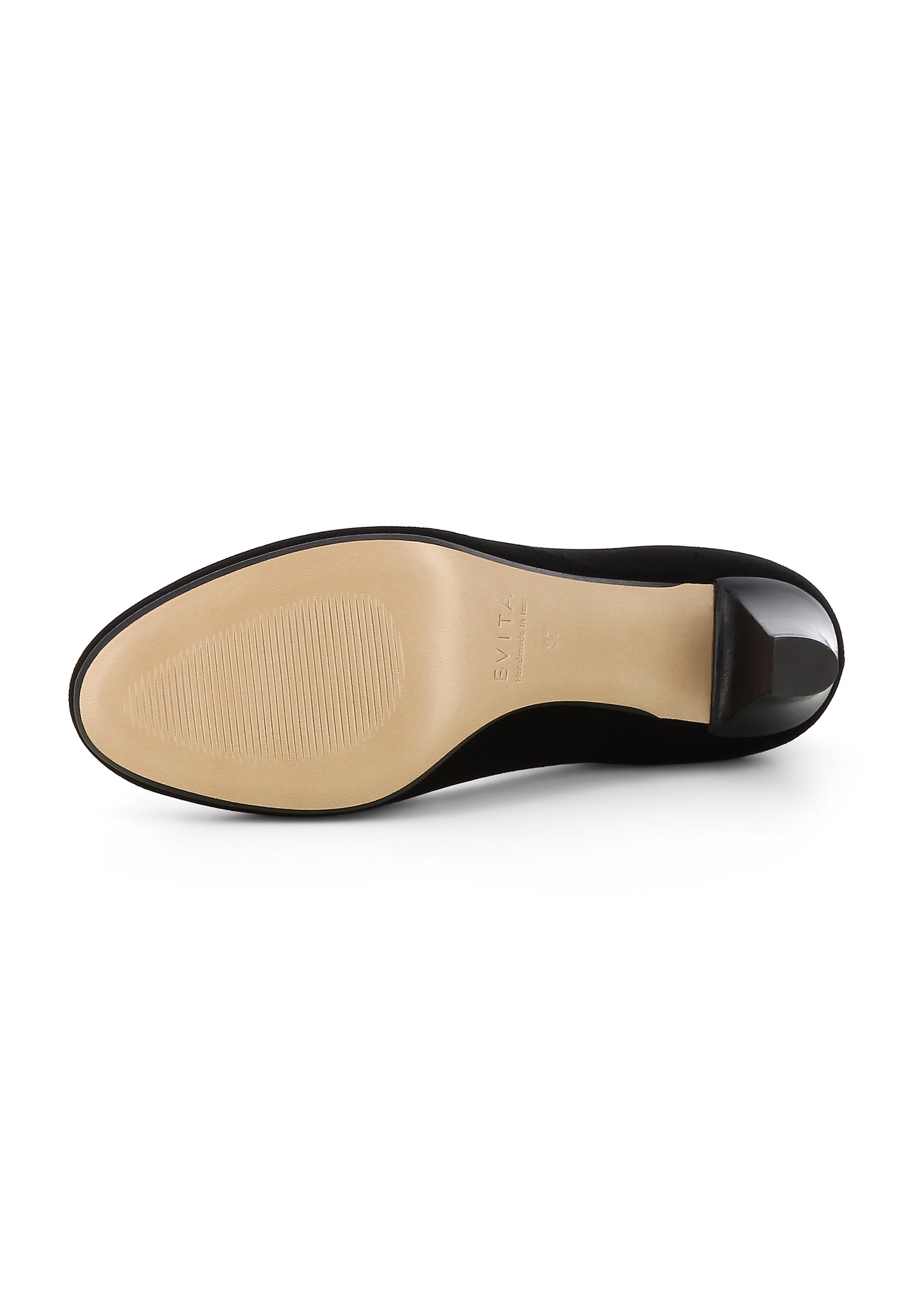 GIUSY Damen Pumps - Rauleder schwarz