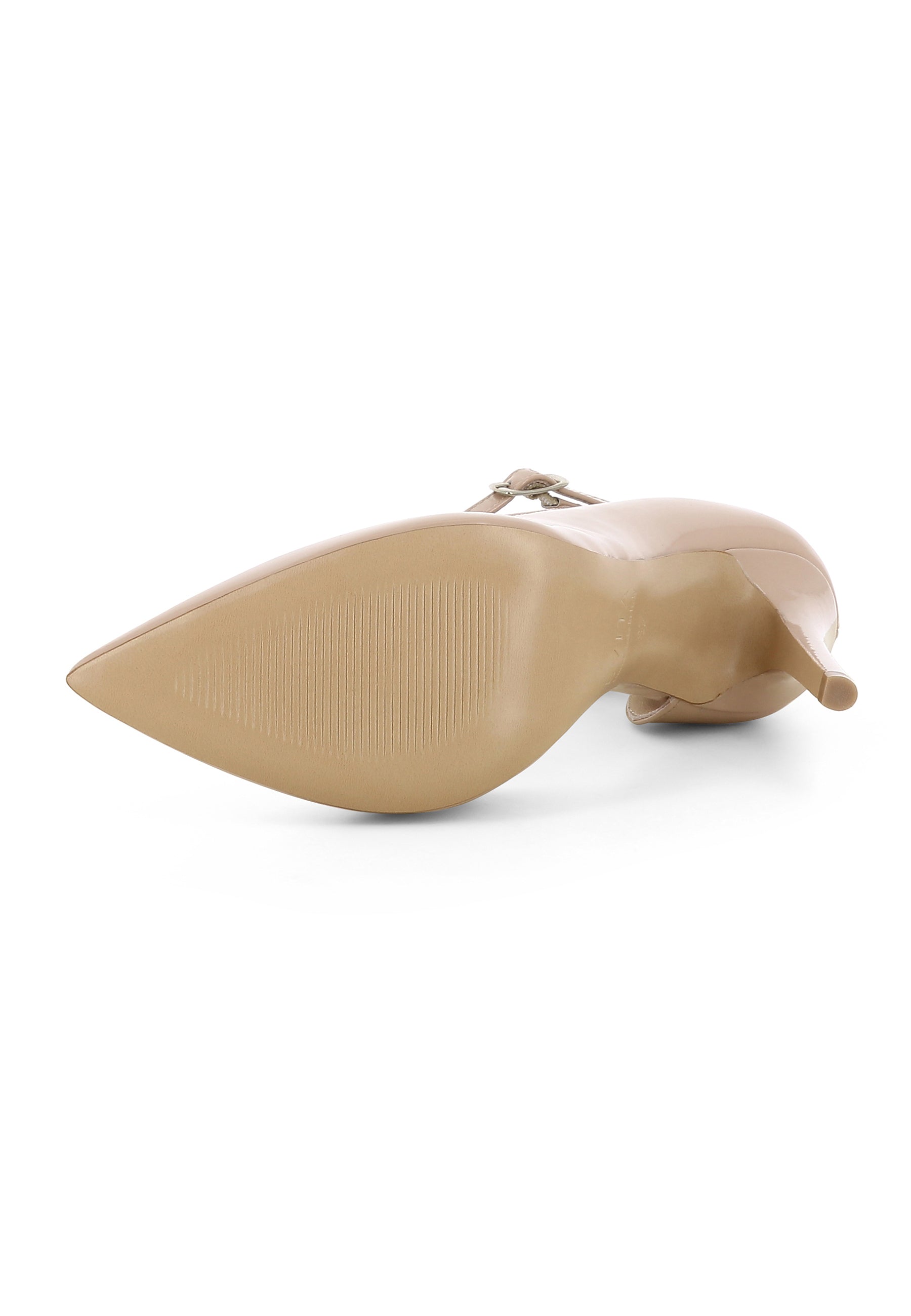 ALINA Damen Pumps Halboffen - Lackleder beige