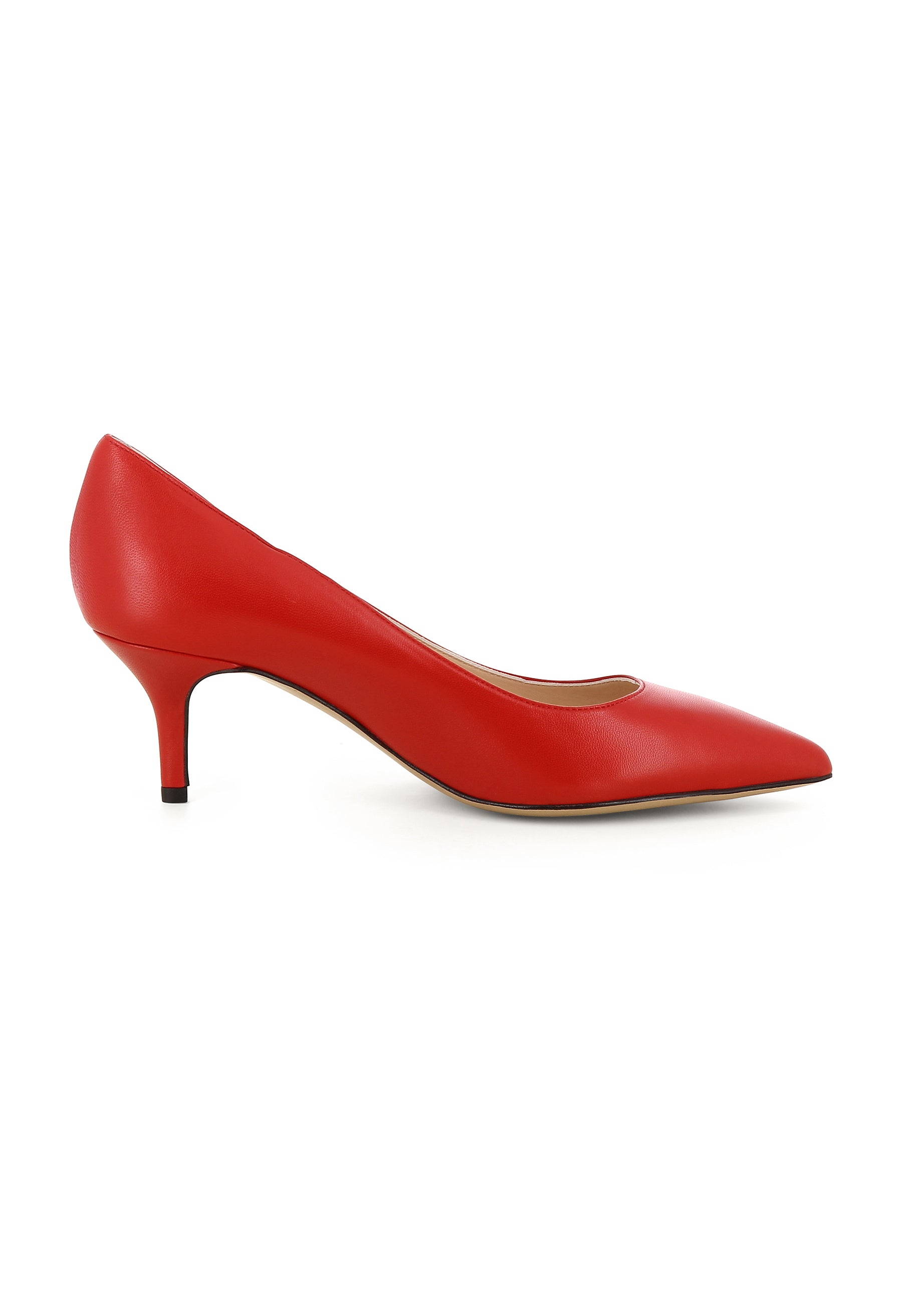 GIULIA Damen Pumps - Glattleder rot