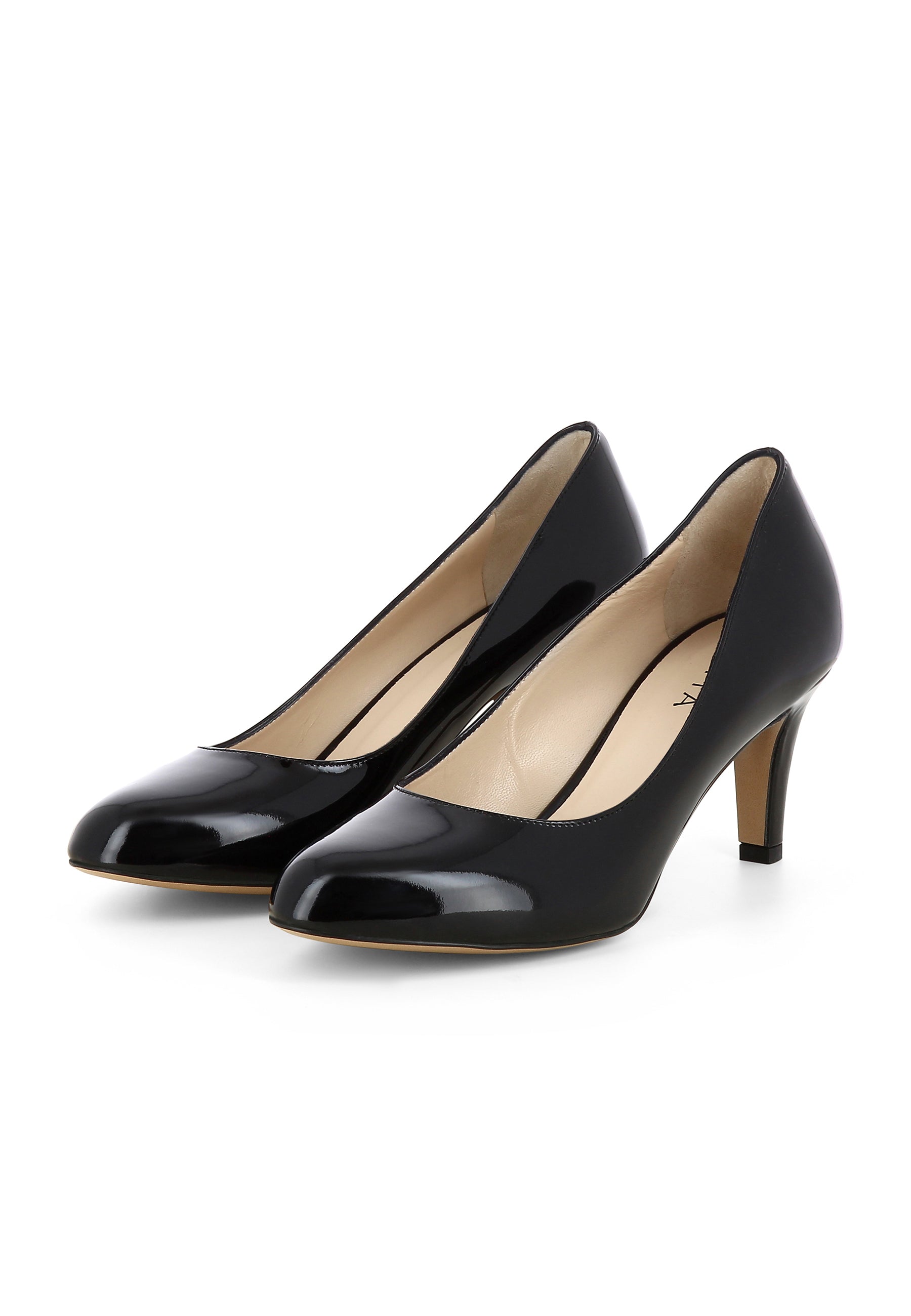 BIANCA Damen Pumps - Lackleder schwarz