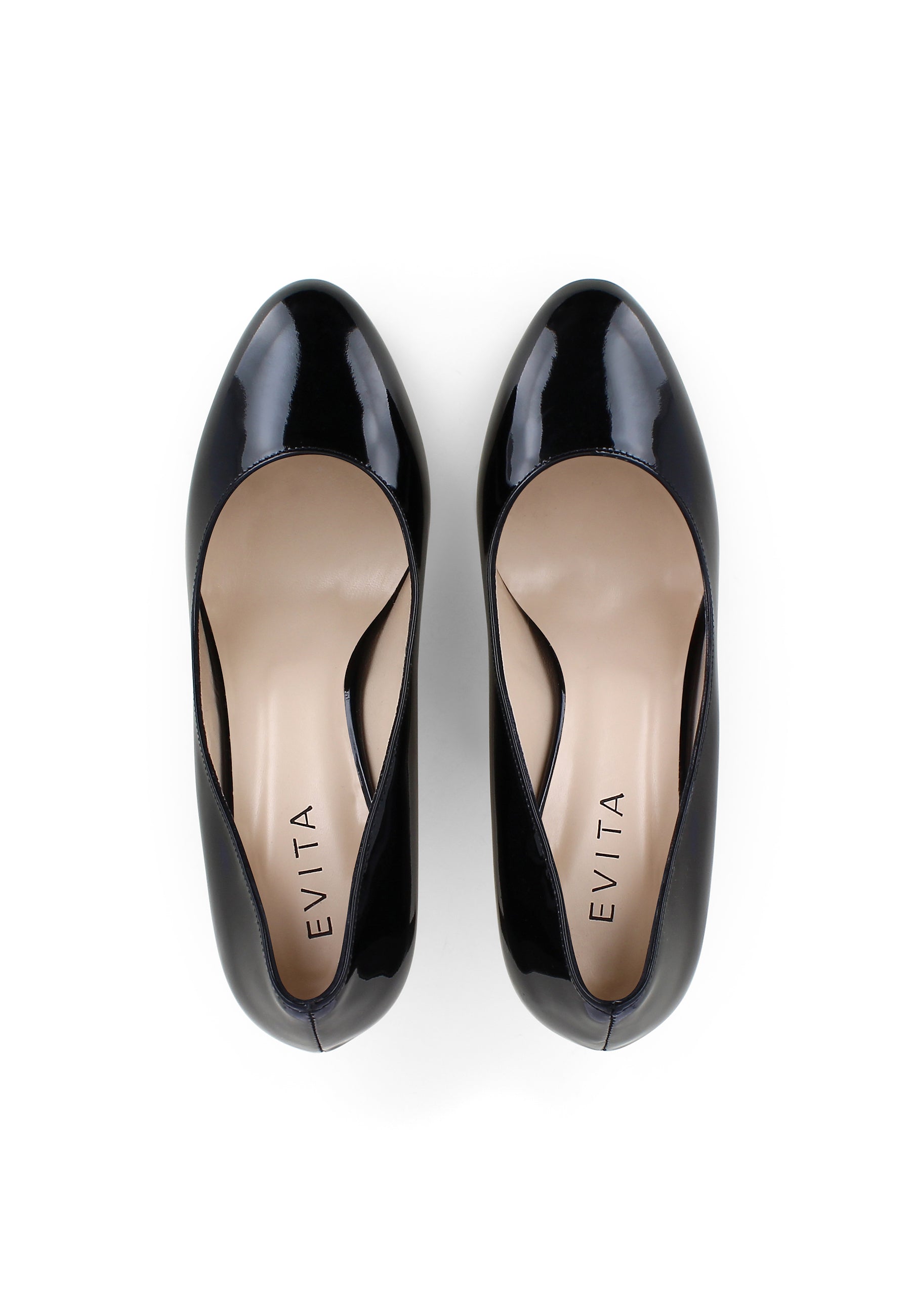 BIANCA Damen Pumps - Lackleder schwarz