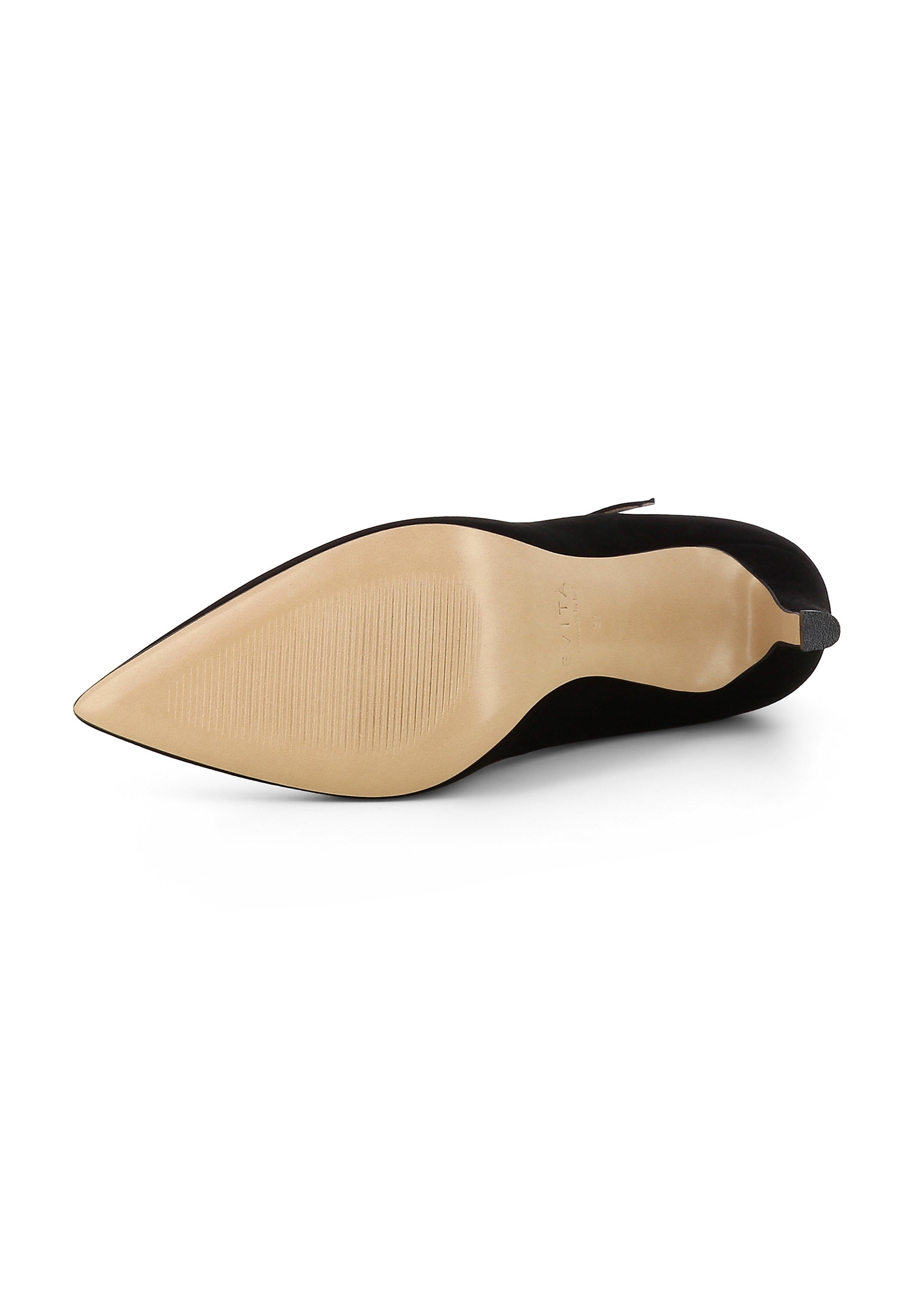 ILARIA Damen Pumps - Rauleder schwarz