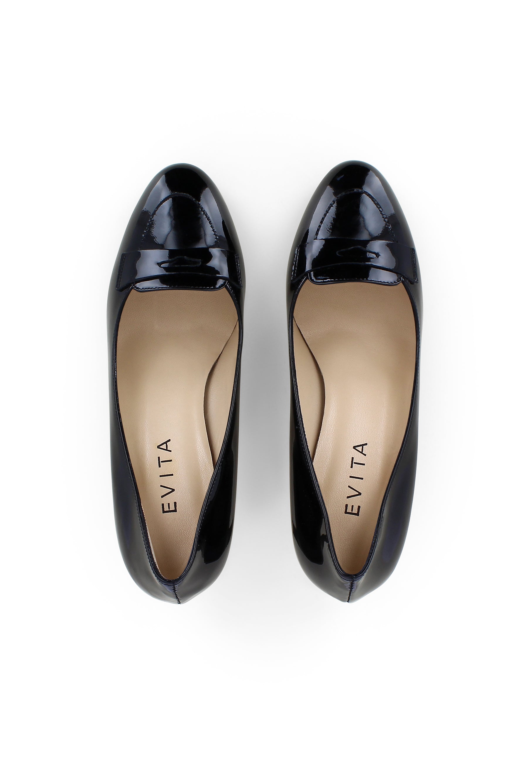 BIANCA Damen Pumps - Lackleder schwarz