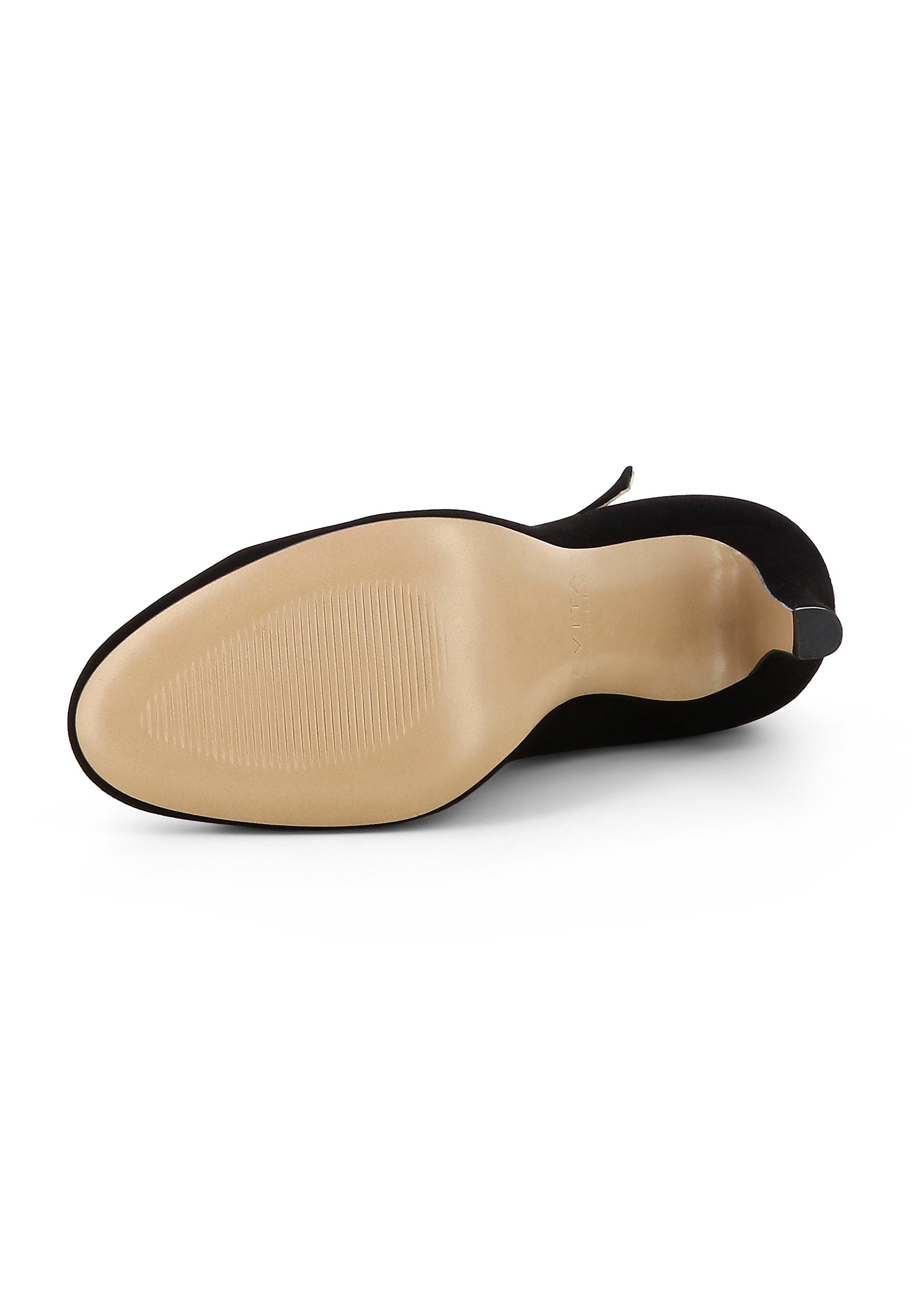 CRISTINA Damen Pumps - Rauleder schwarz