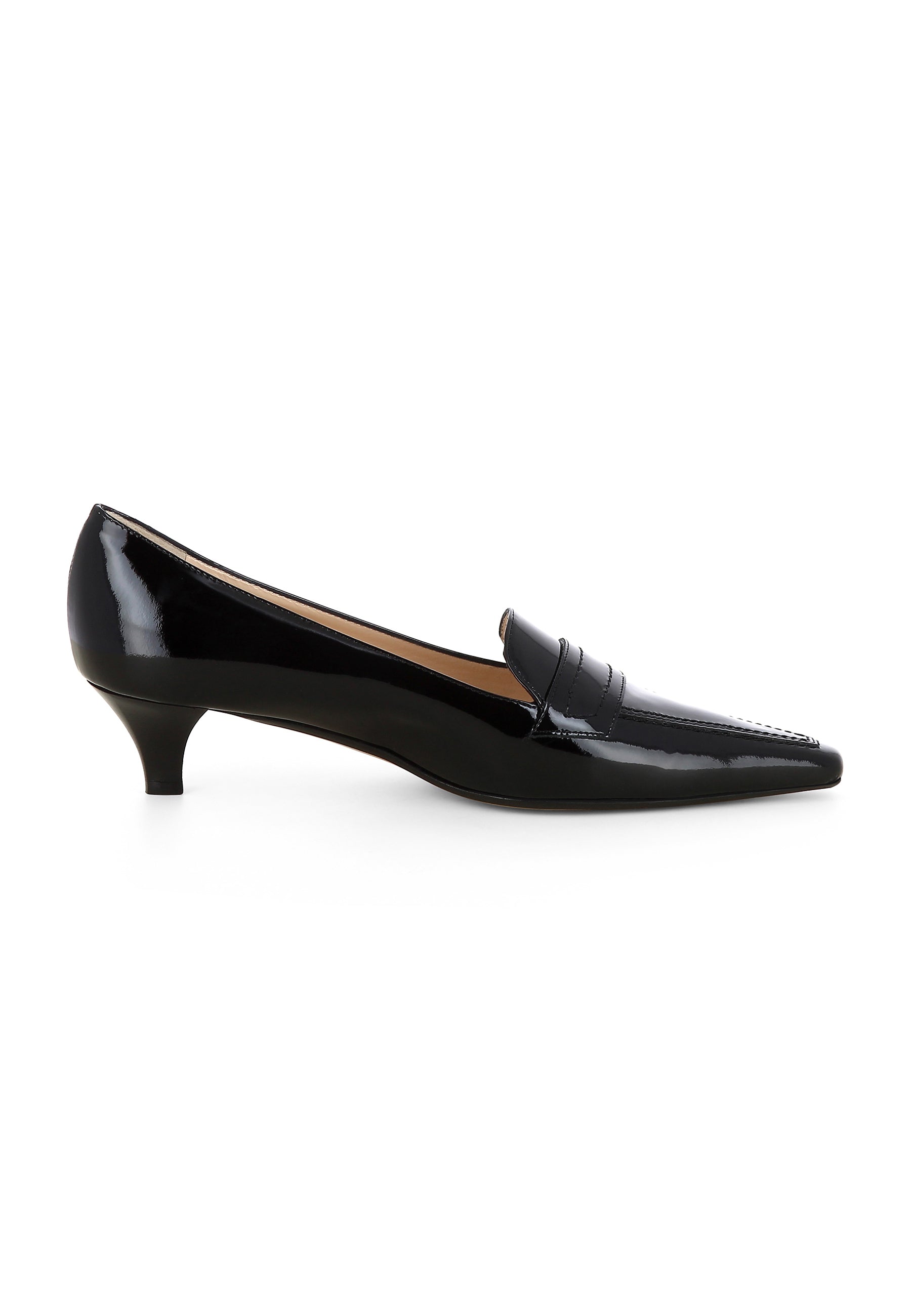 LIA Damen Pumps - Lackleder Schwarz