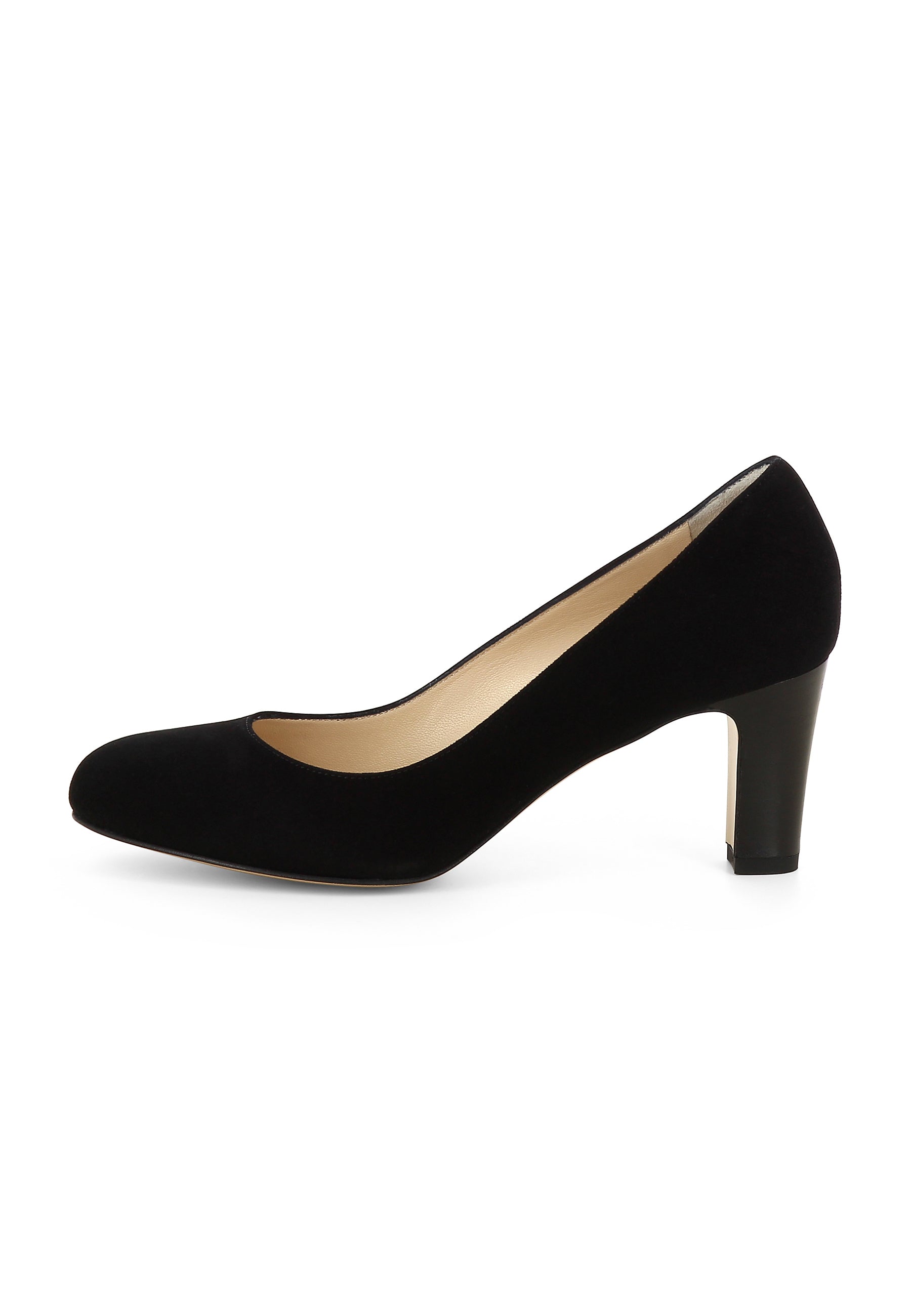 BIANCA Damen Pumps - Rauleder schwarz