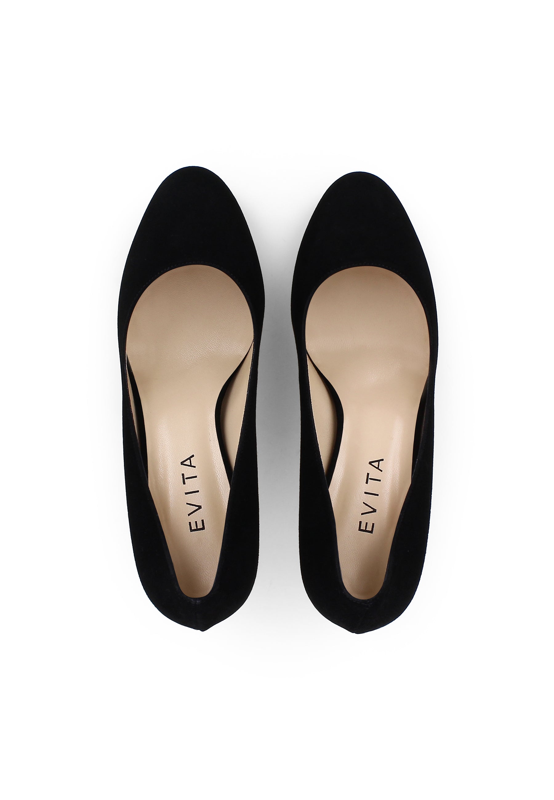 BIANCA Damen Pumps - Rauleder schwarz