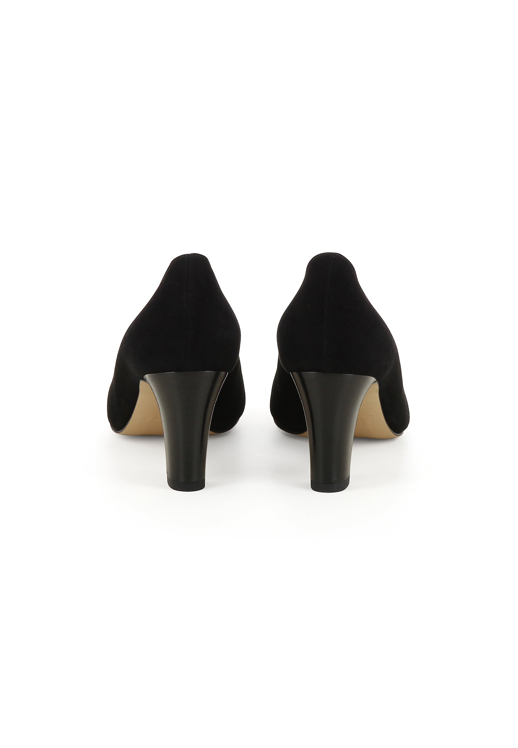 BIANCA Damen Pumps - Rauleder schwarz