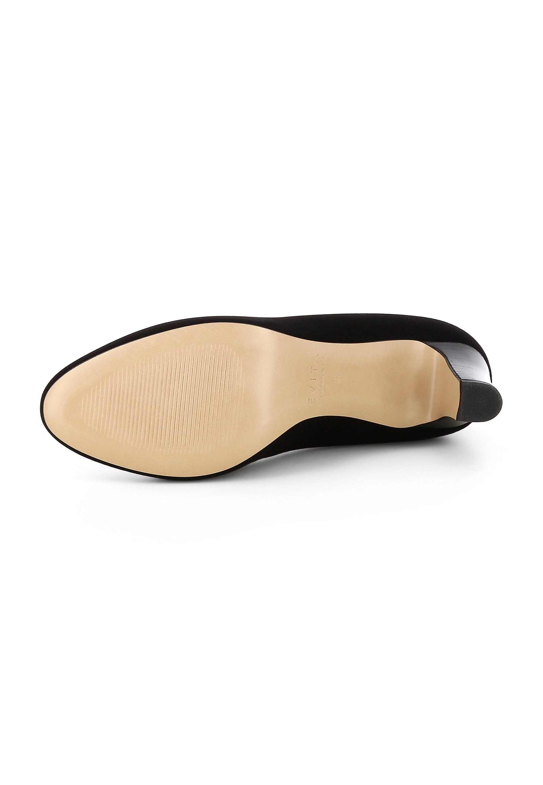 BIANCA Damen Pumps - Rauleder schwarz