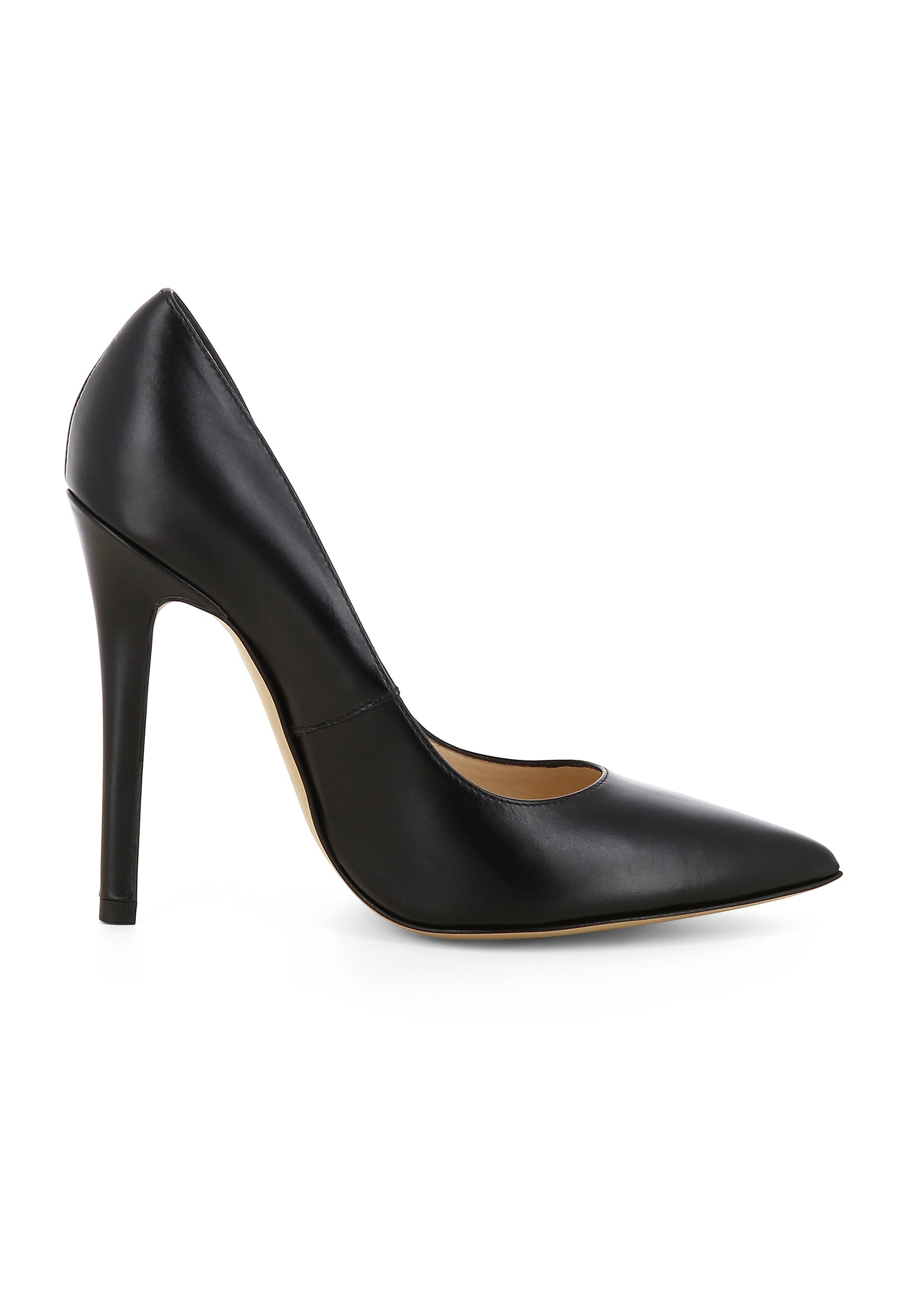 LISA women's pumps - smooth leather black