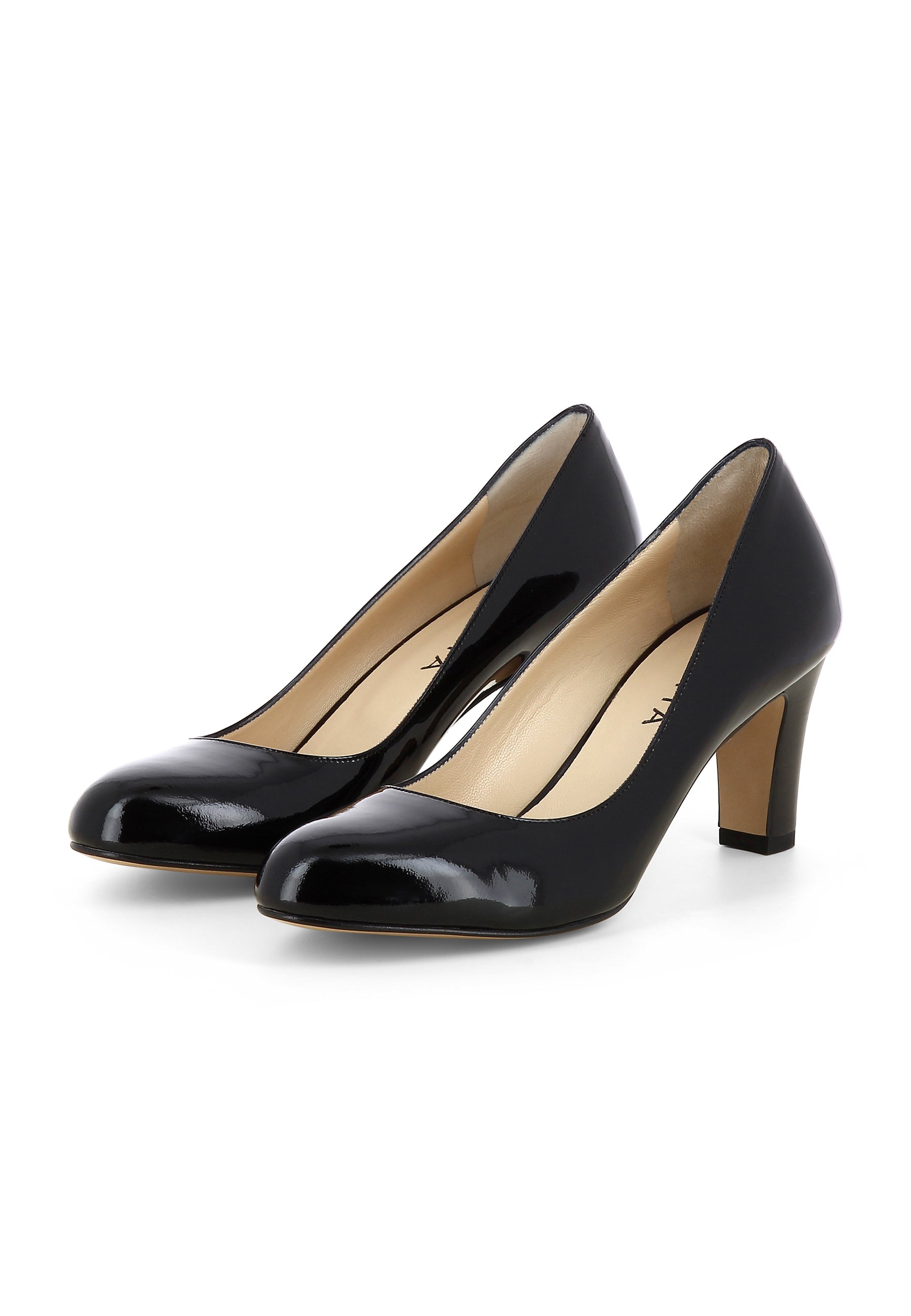 BIANCA Damen Pumps - Lackleder schwarz