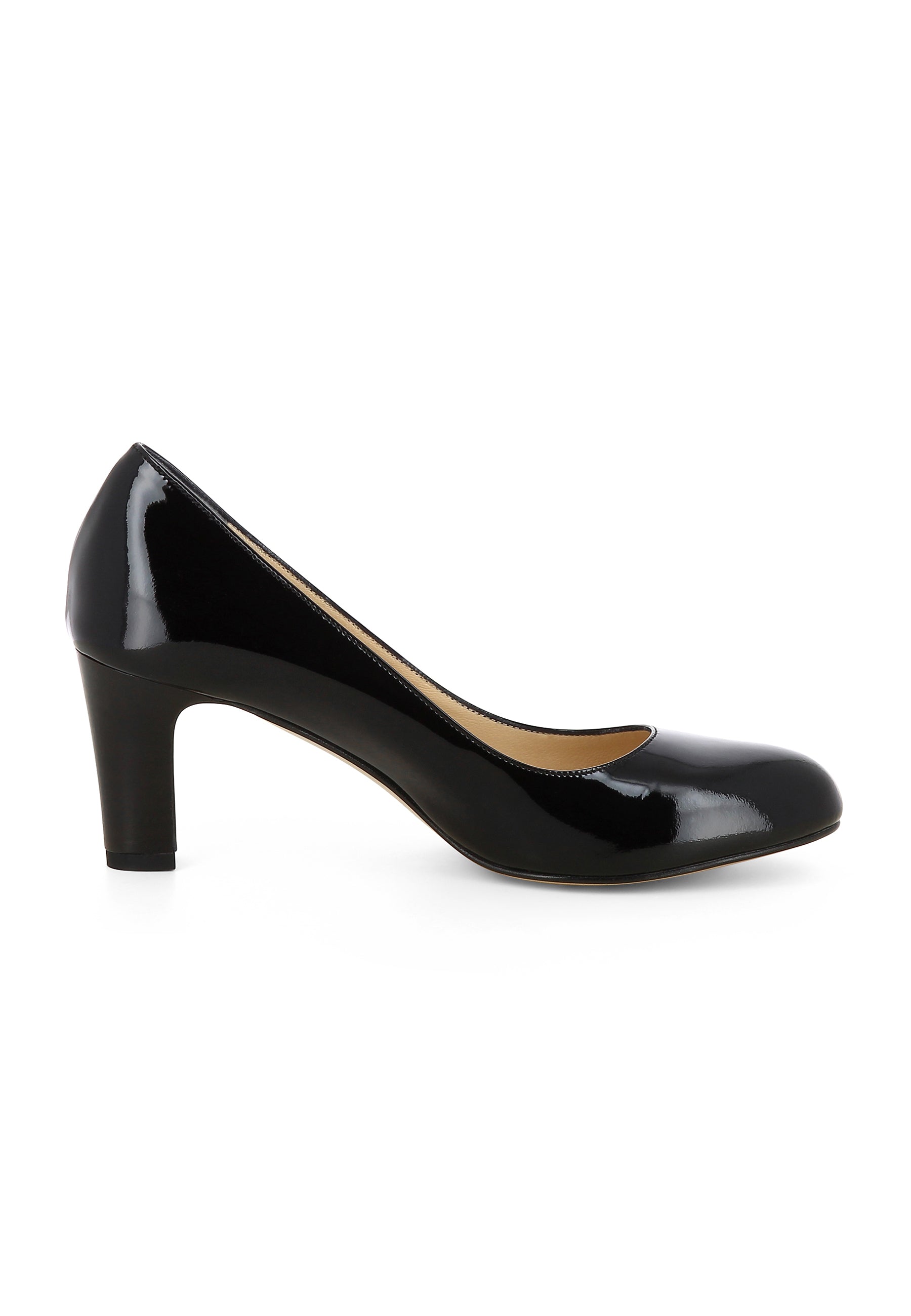 BIANCA Damen Pumps - Lackleder schwarz