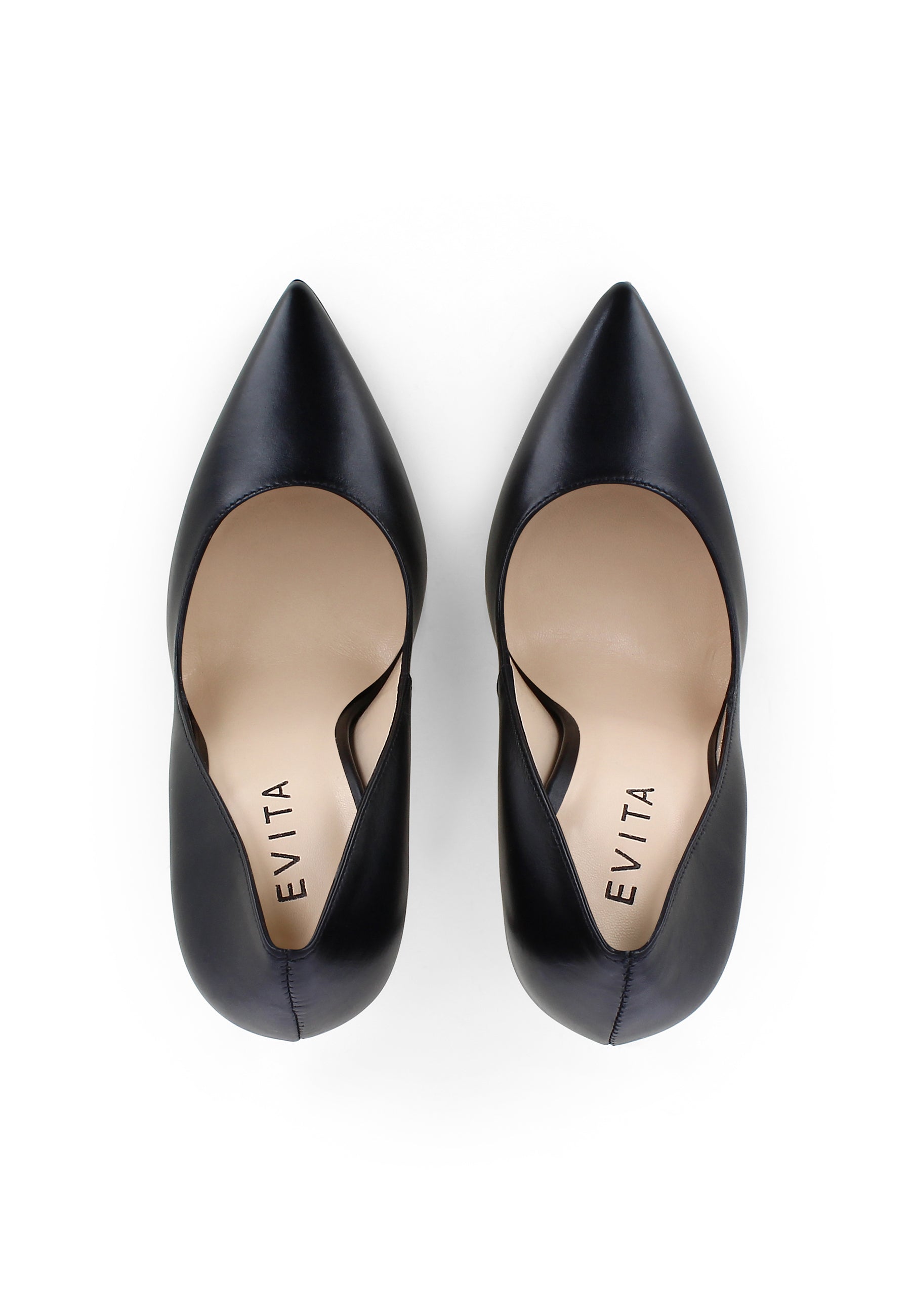 LISA women's pumps - smooth leather black