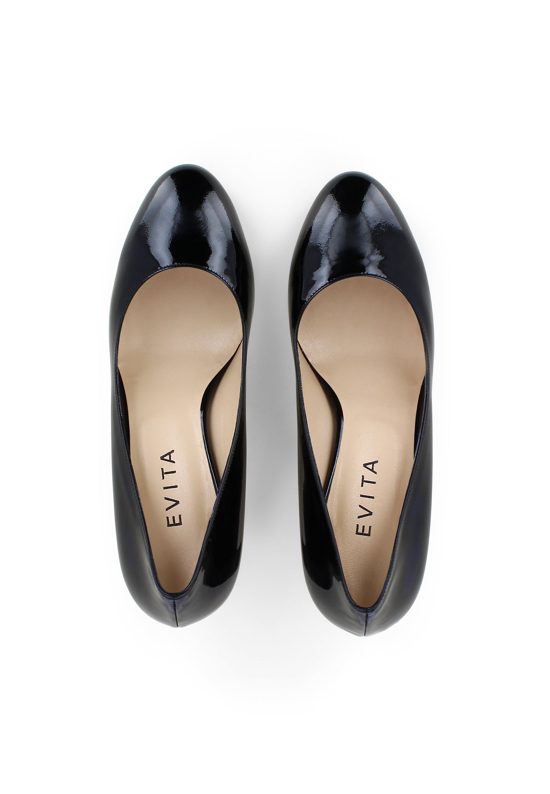 BIANCA Damen Pumps - Lackleder schwarz