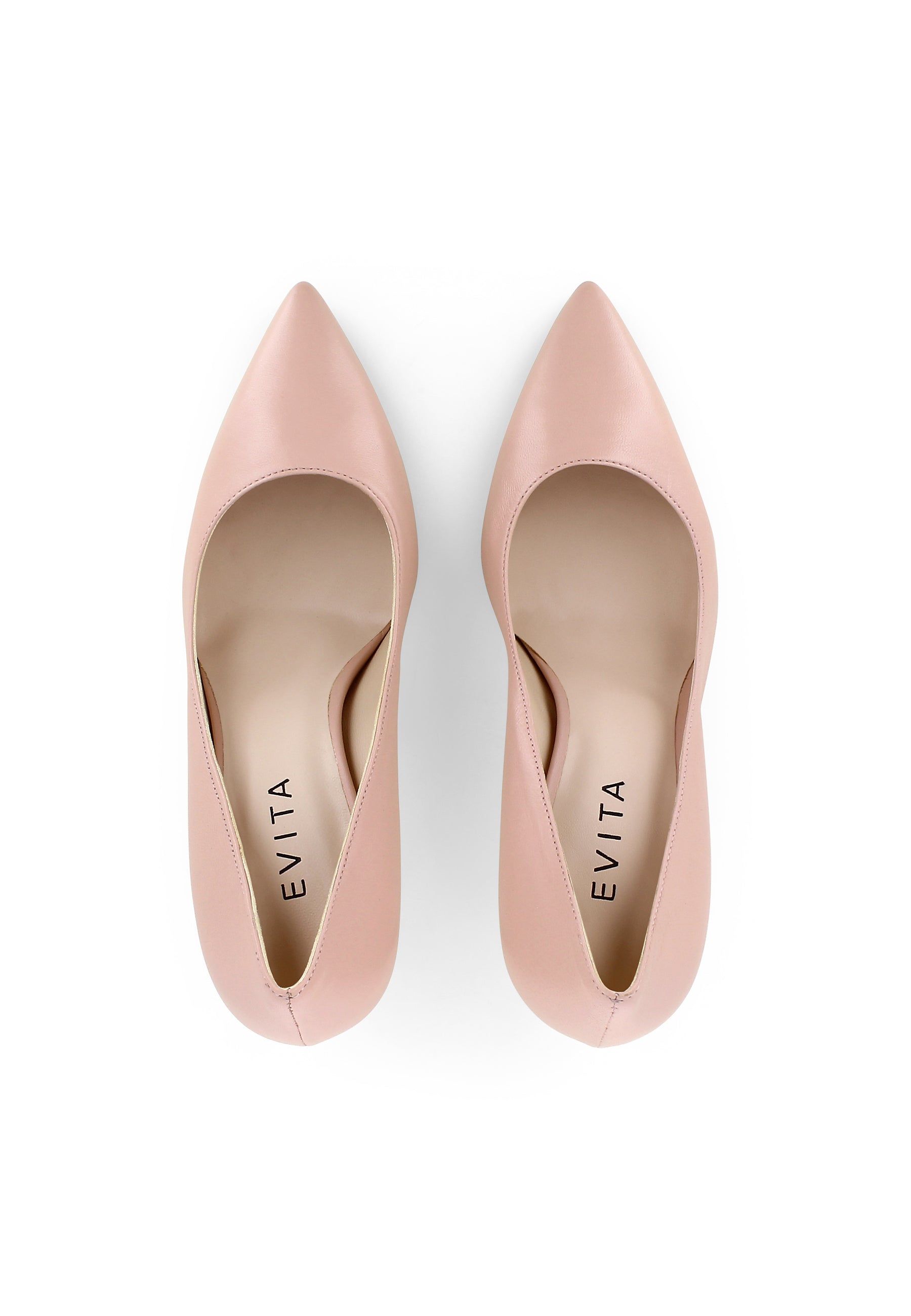 ILARIA women's pumps - smooth leather pink