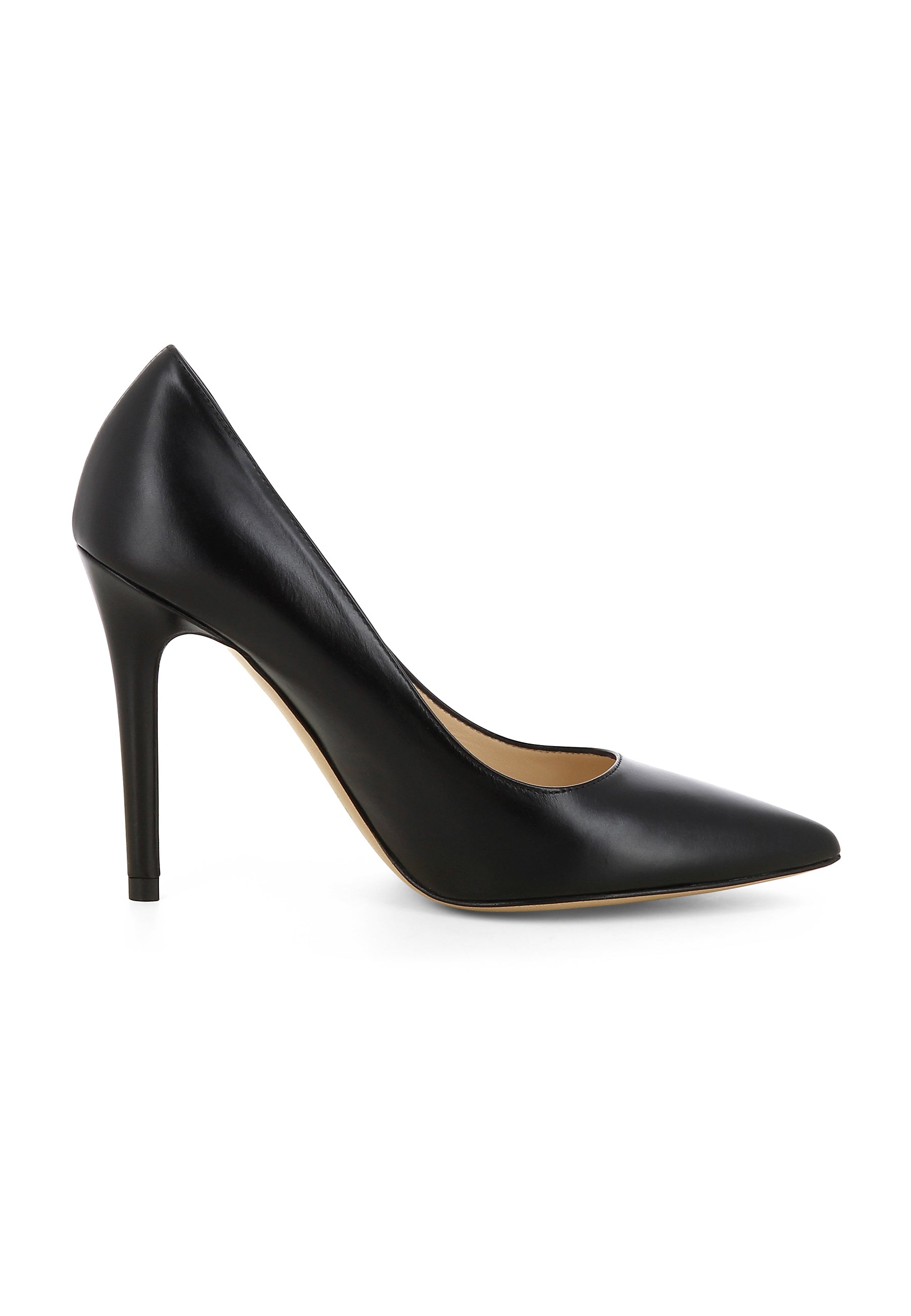 ALINA Damen Pumps - Glattleder schwarz