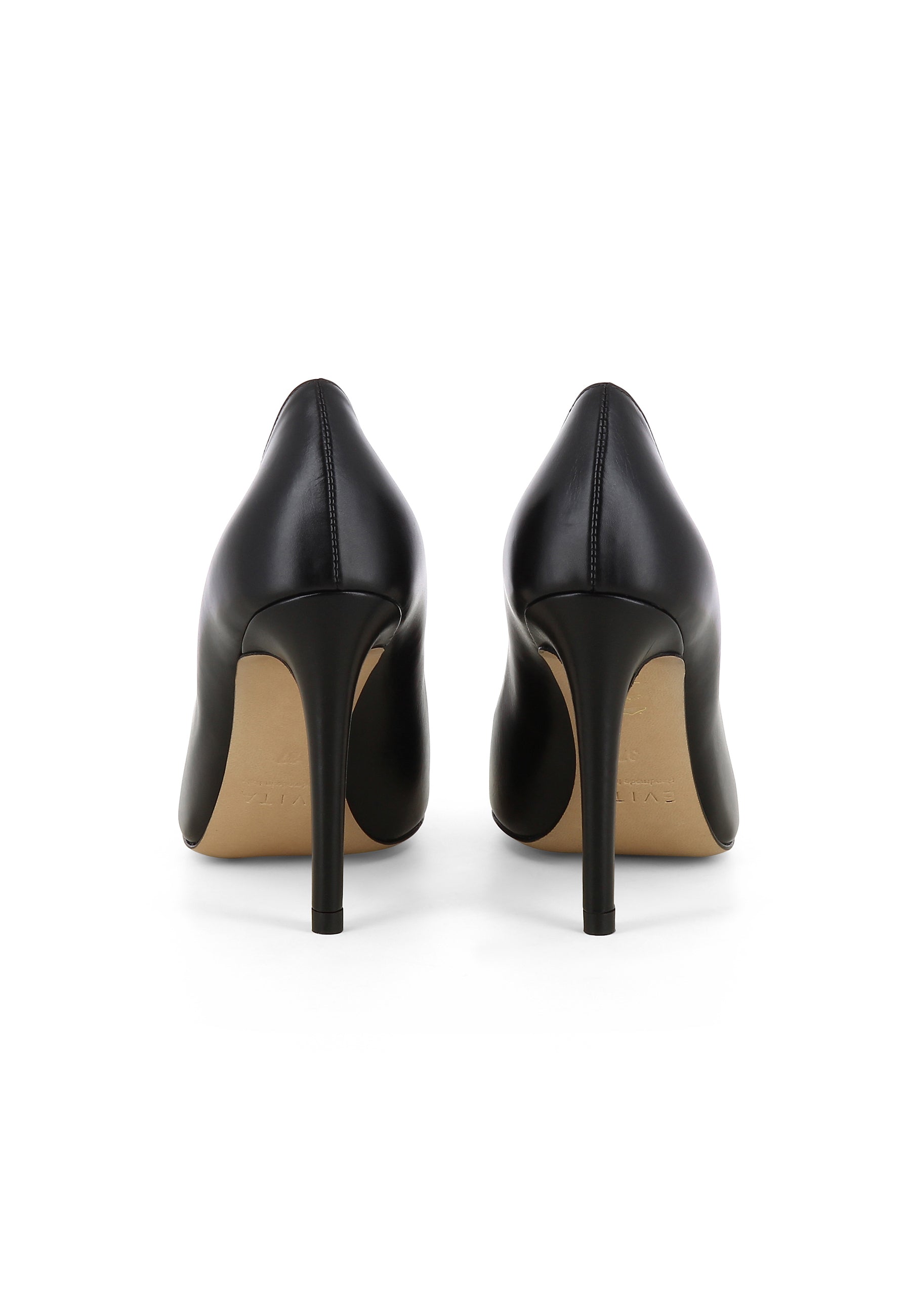 ALINA Damen Pumps - Glattleder schwarz