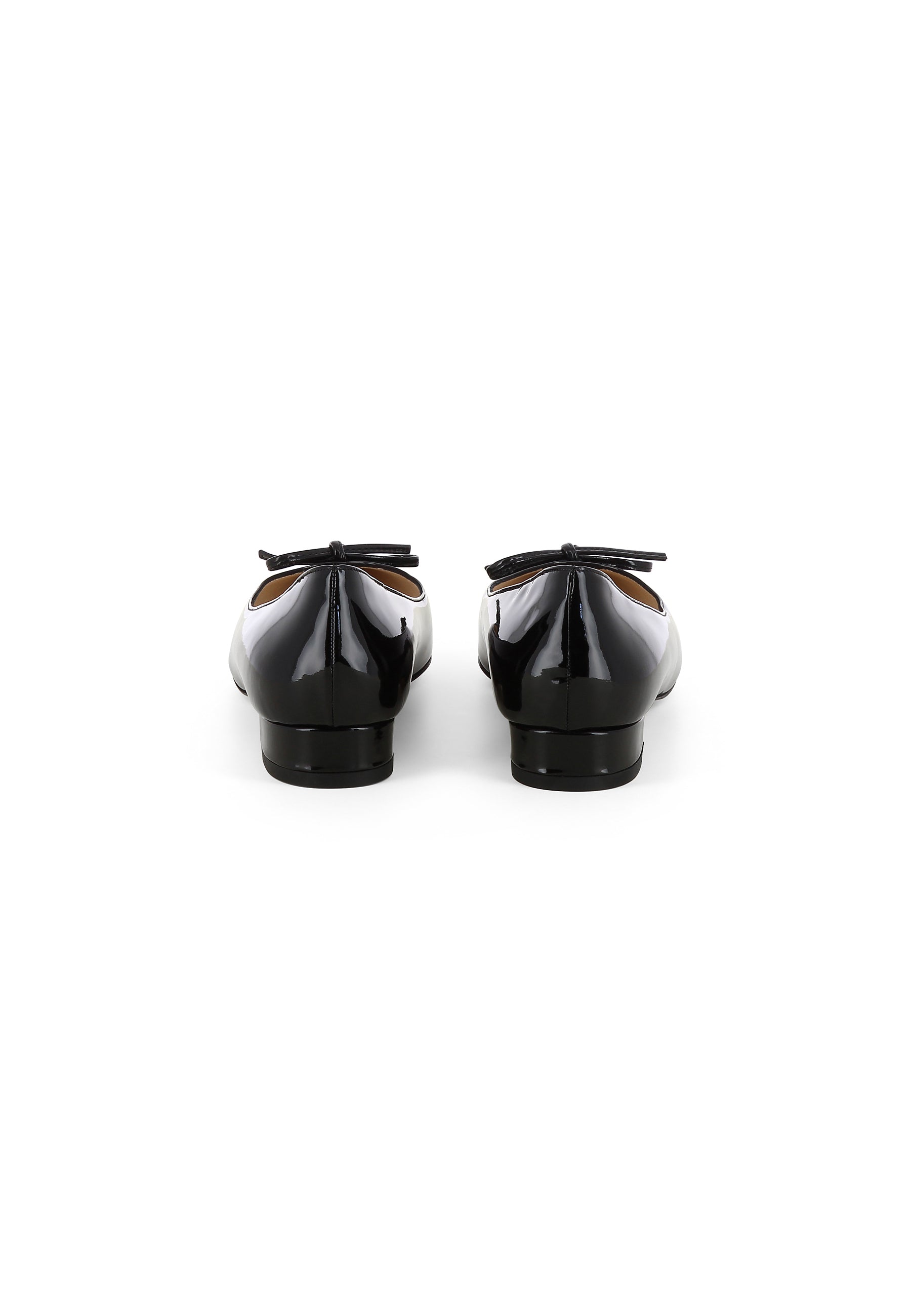 FRANCA Damen Flats  -  Lackleder schwarz