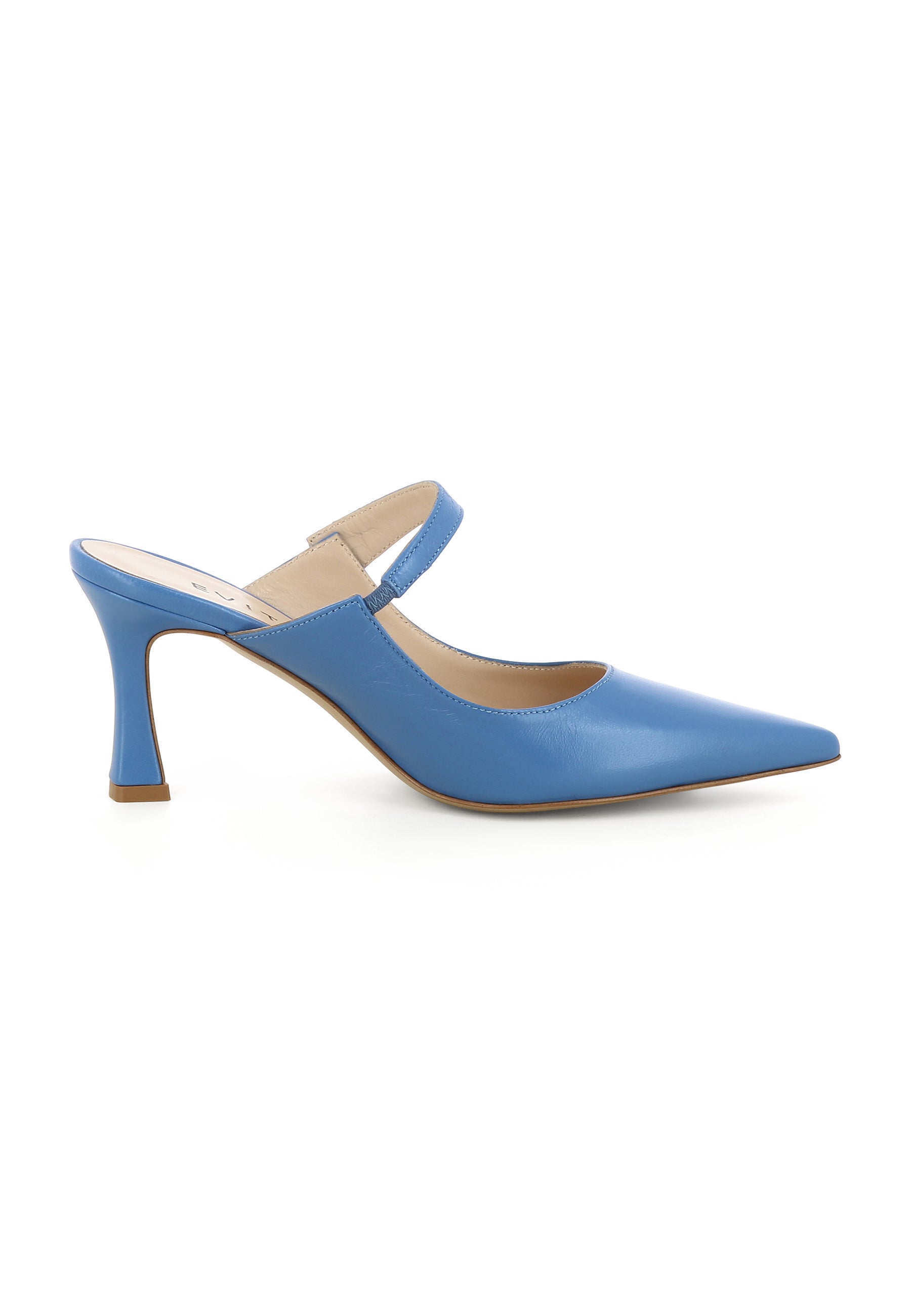 PENELOPE Damen Pantolette - Glattleder Blau