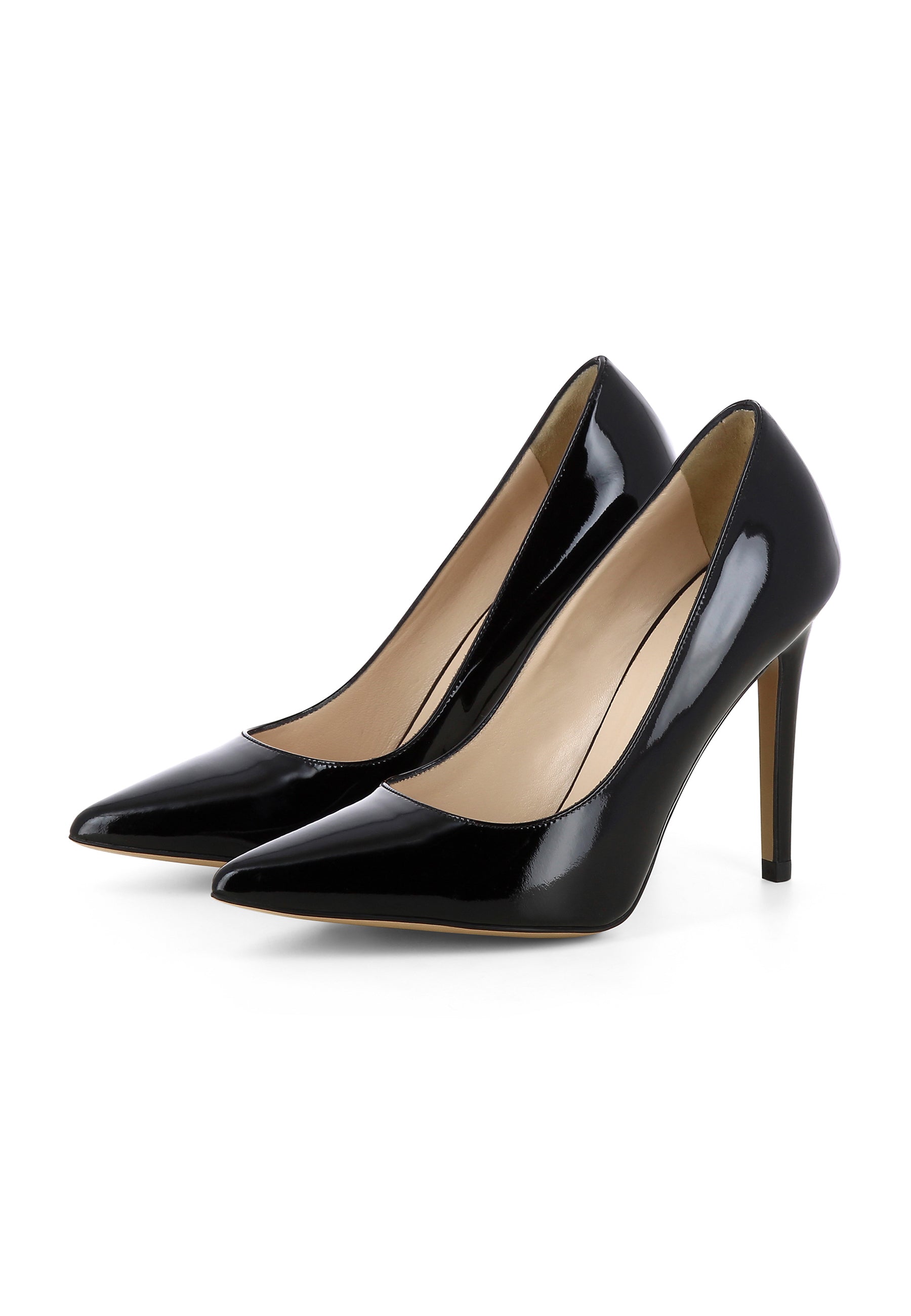 ALINA Damen Pumps - Lackleder schwarz