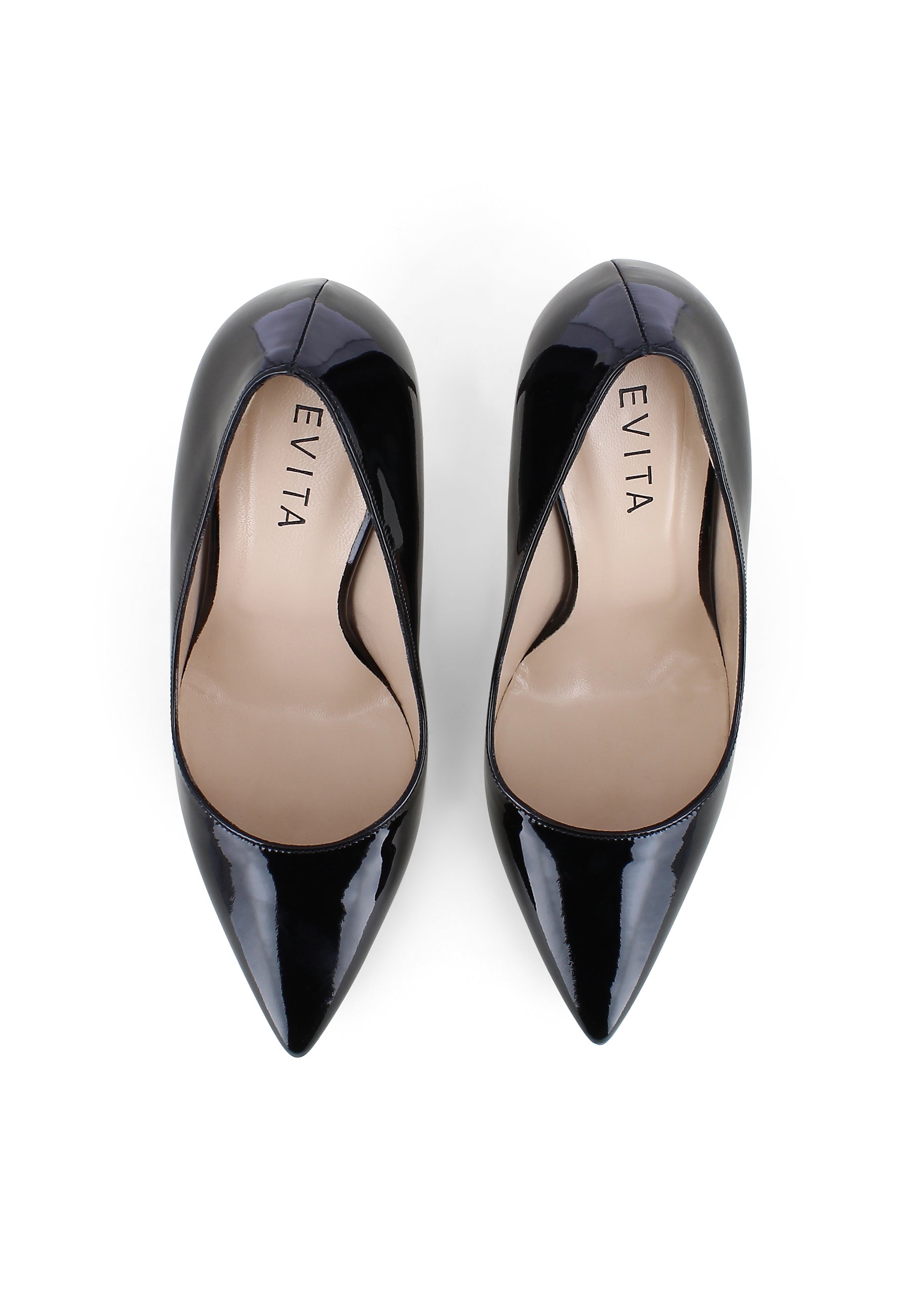 ALINA Damen Pumps - Lackleder schwarz