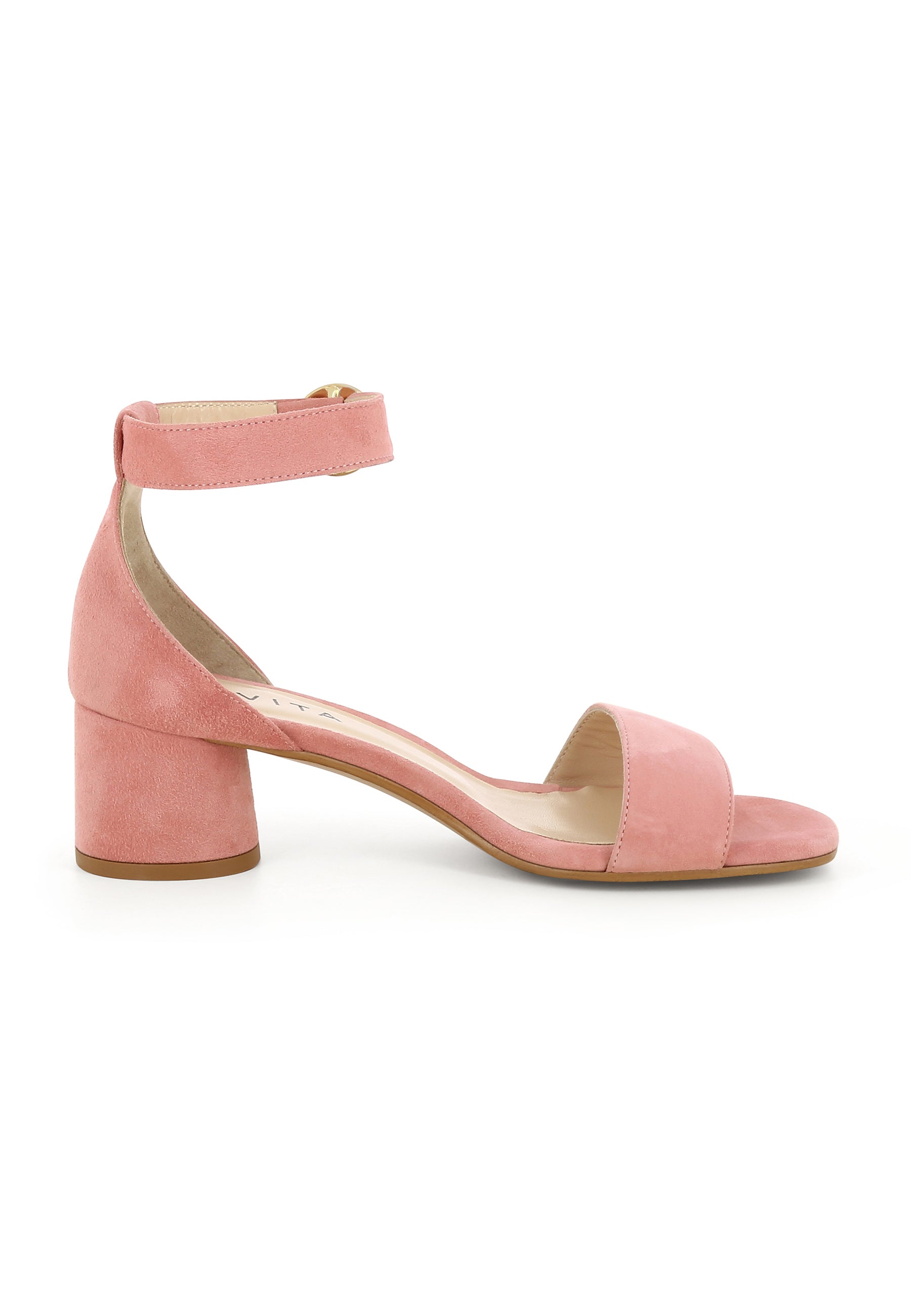 DORI Damen Sandalette - Rauleder Rosa