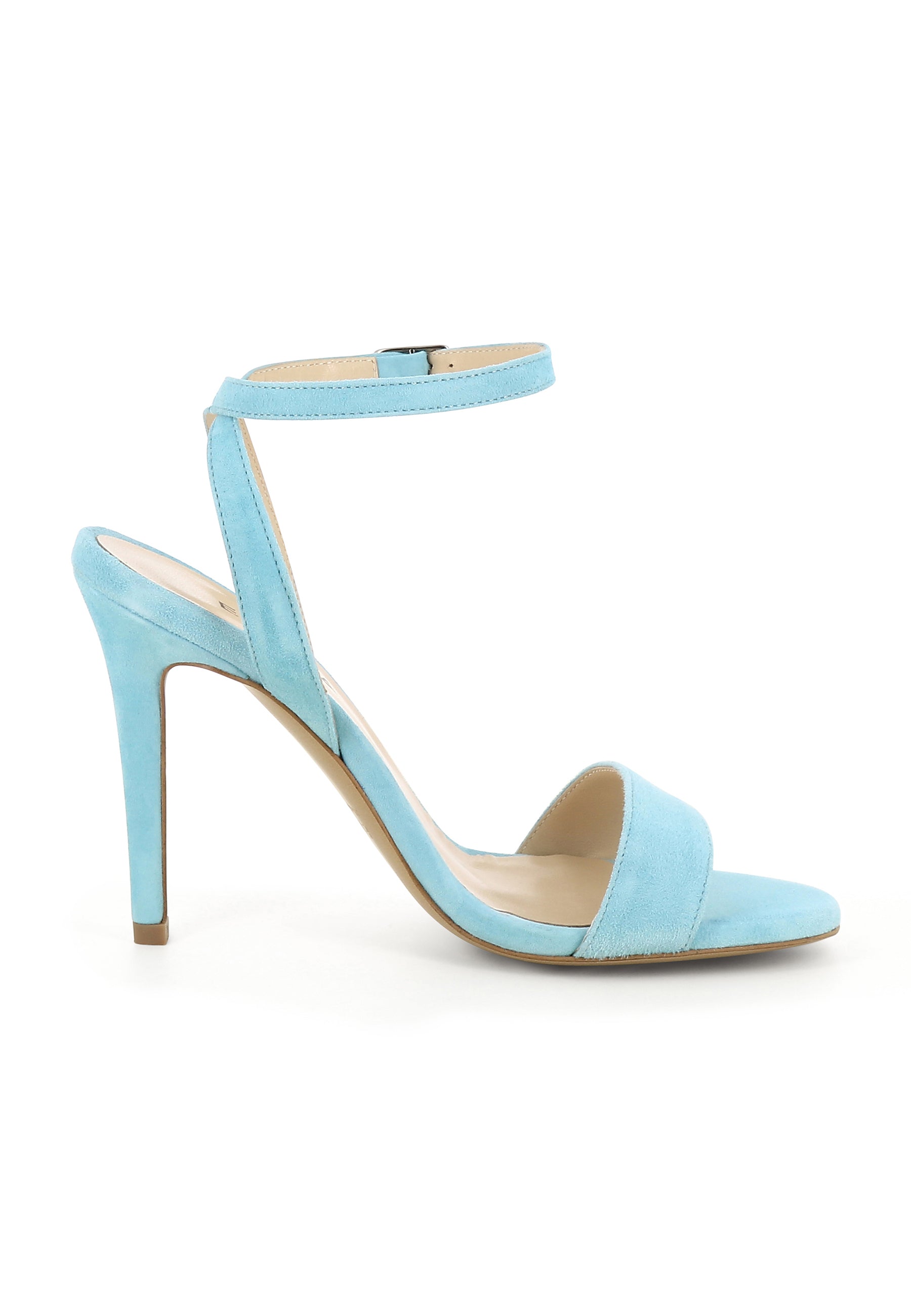 EVA Damen Sandalette - Rauleder Hellblau