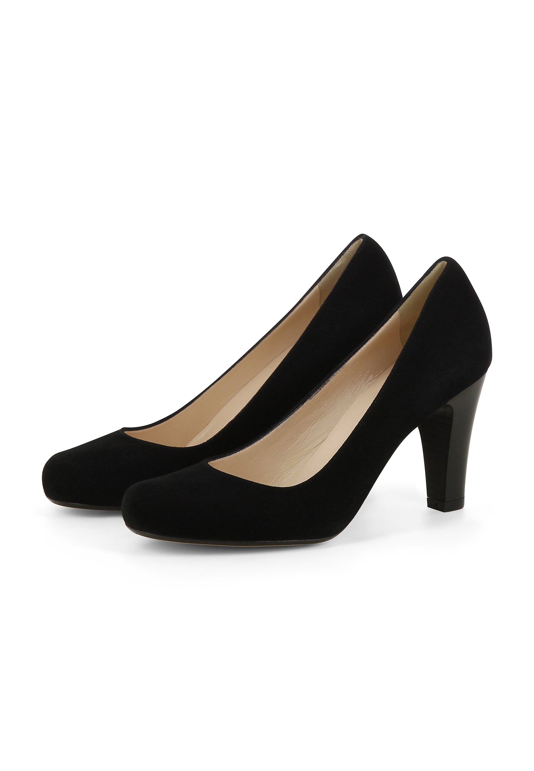 MARIA Damen Pumps - Rauleder Schwarz