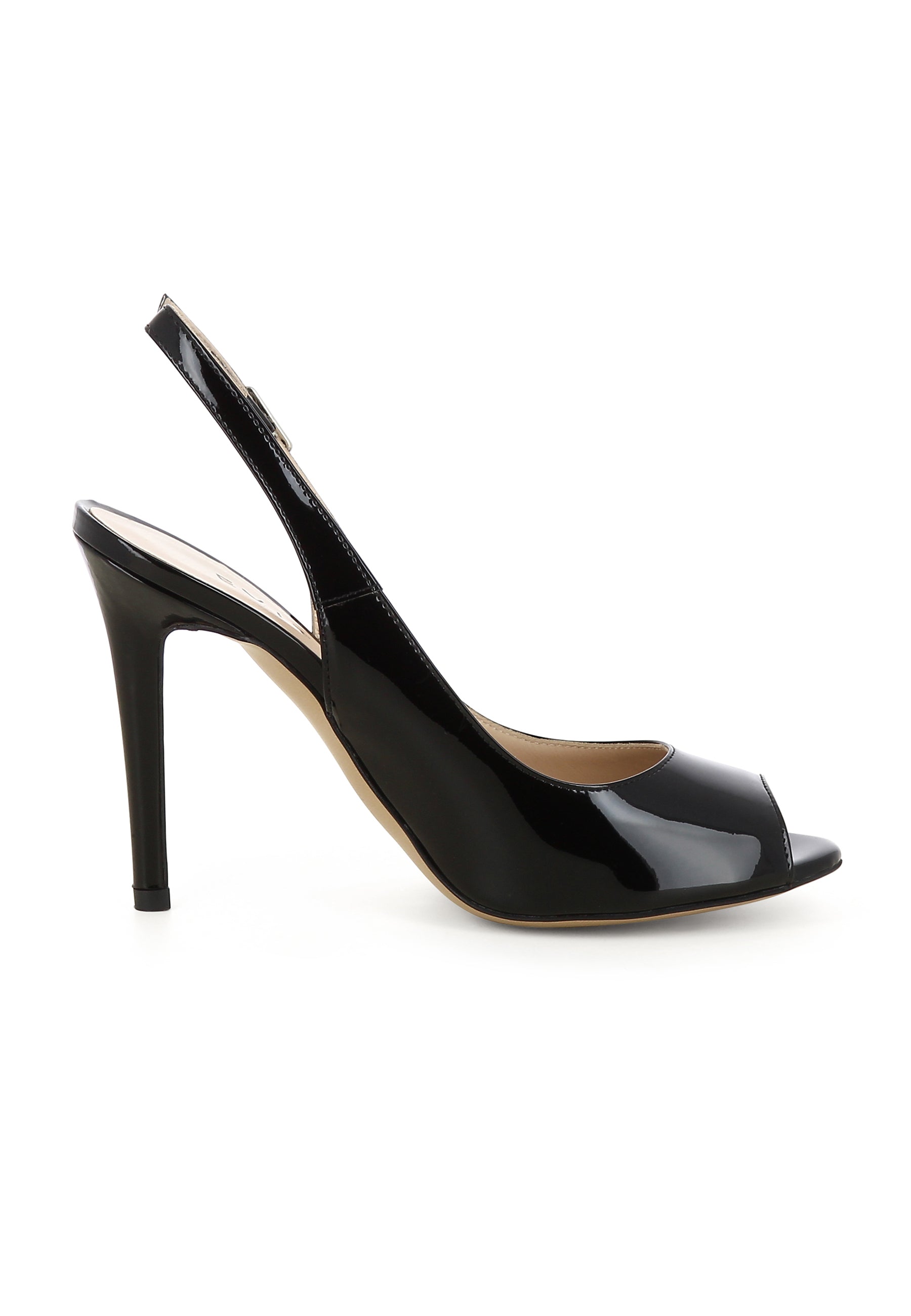 ALESSANDRA women's sling peep toes - patent leather black