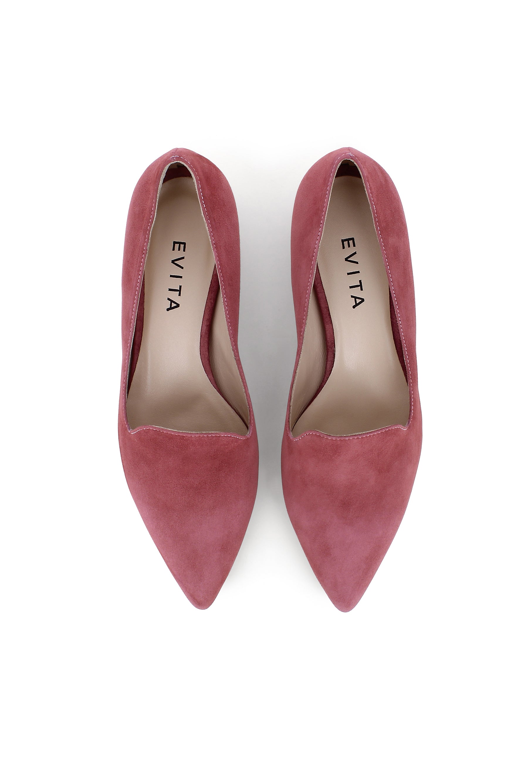 FRANCA Damen Slipper - Velours Mauve