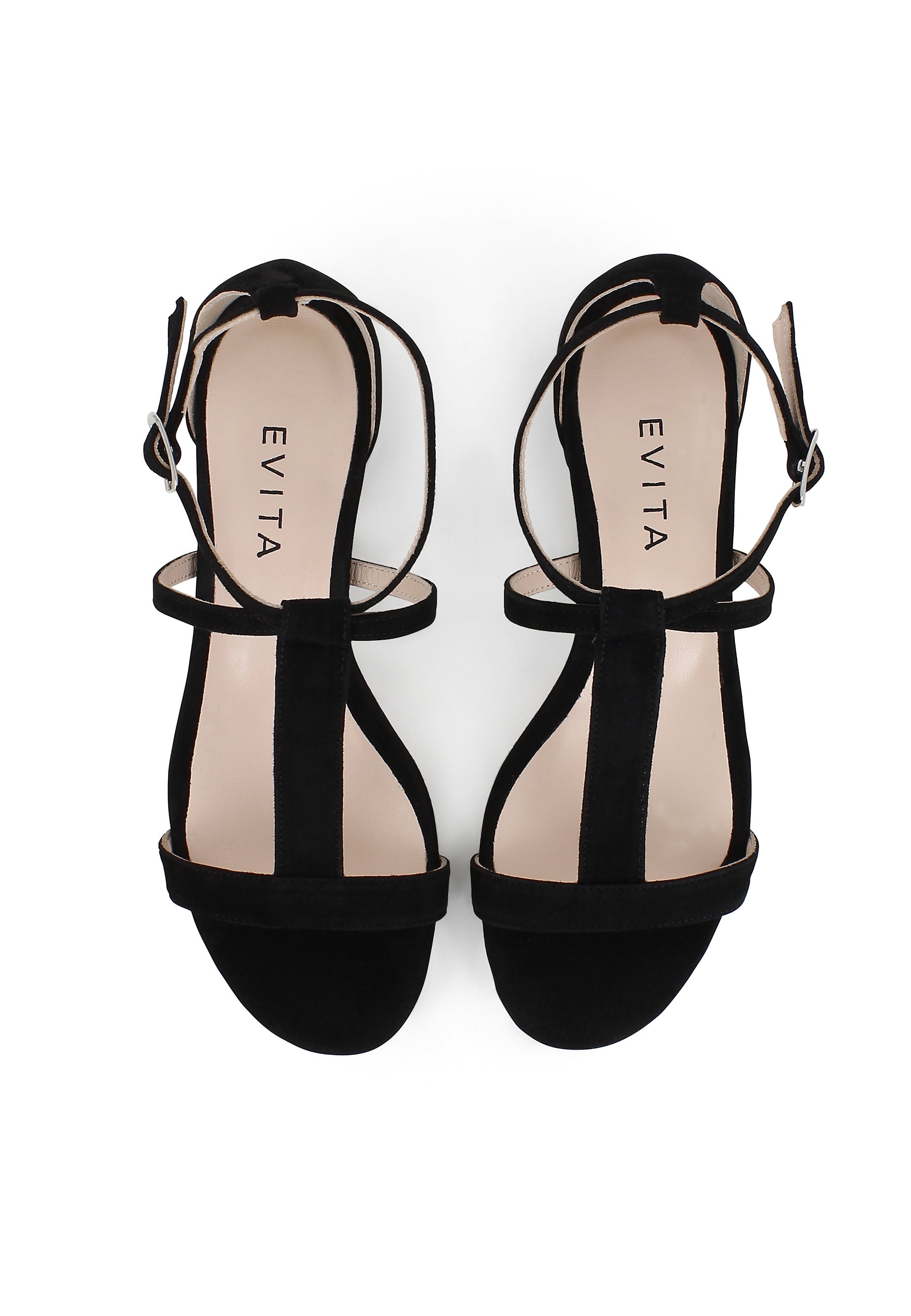SALVINA women's sandal - velor black