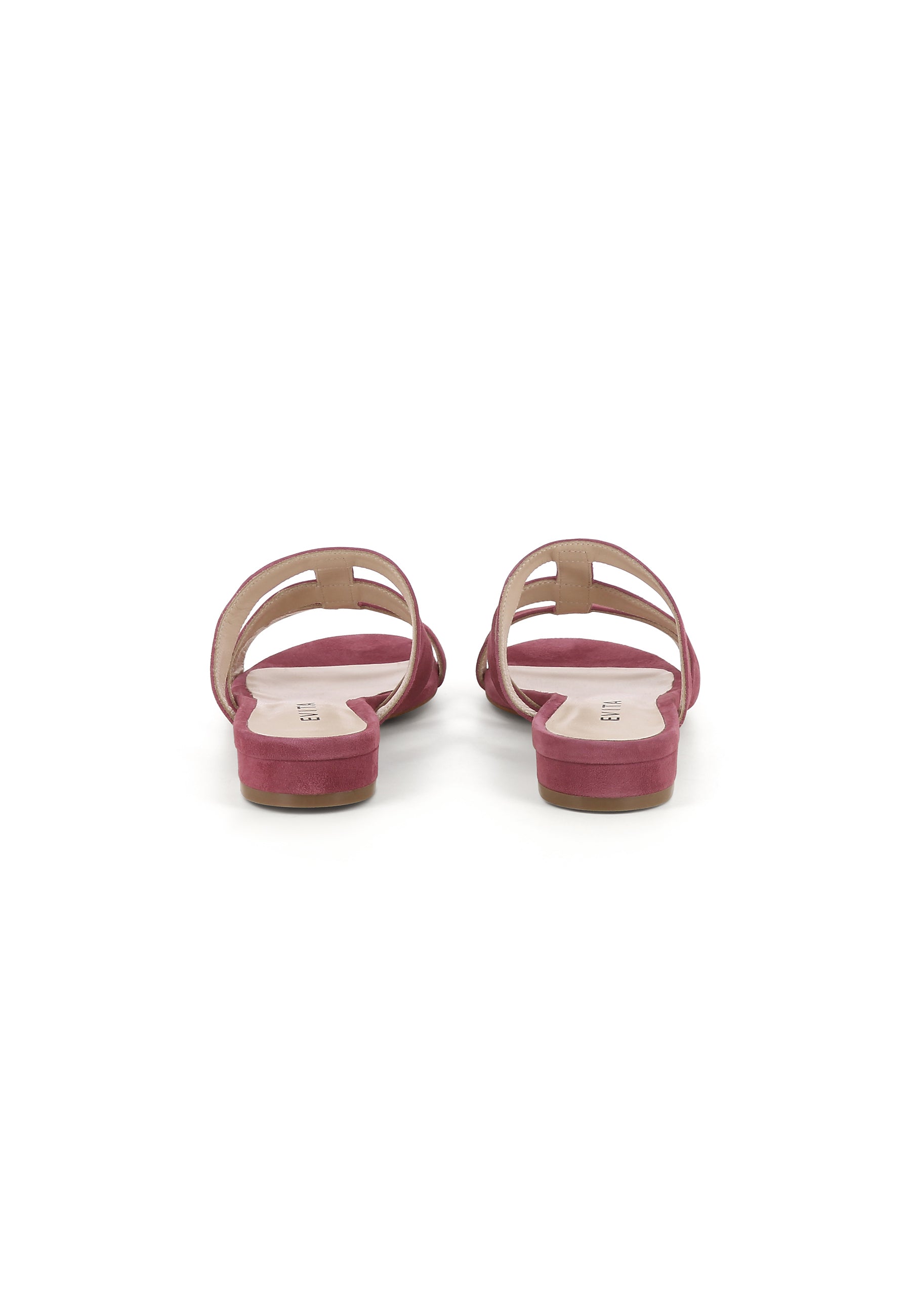 SALVINA Damen Pantolette - Velours Mauve